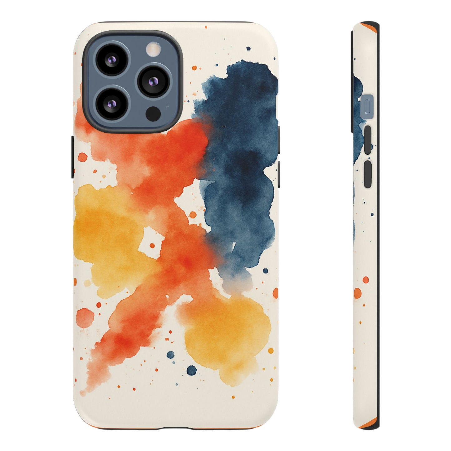 Watercolor Phone Case - Abstract Design, Tough Cases for Men & Women, Stylish Gift, Artistic Accessory for All Occasions