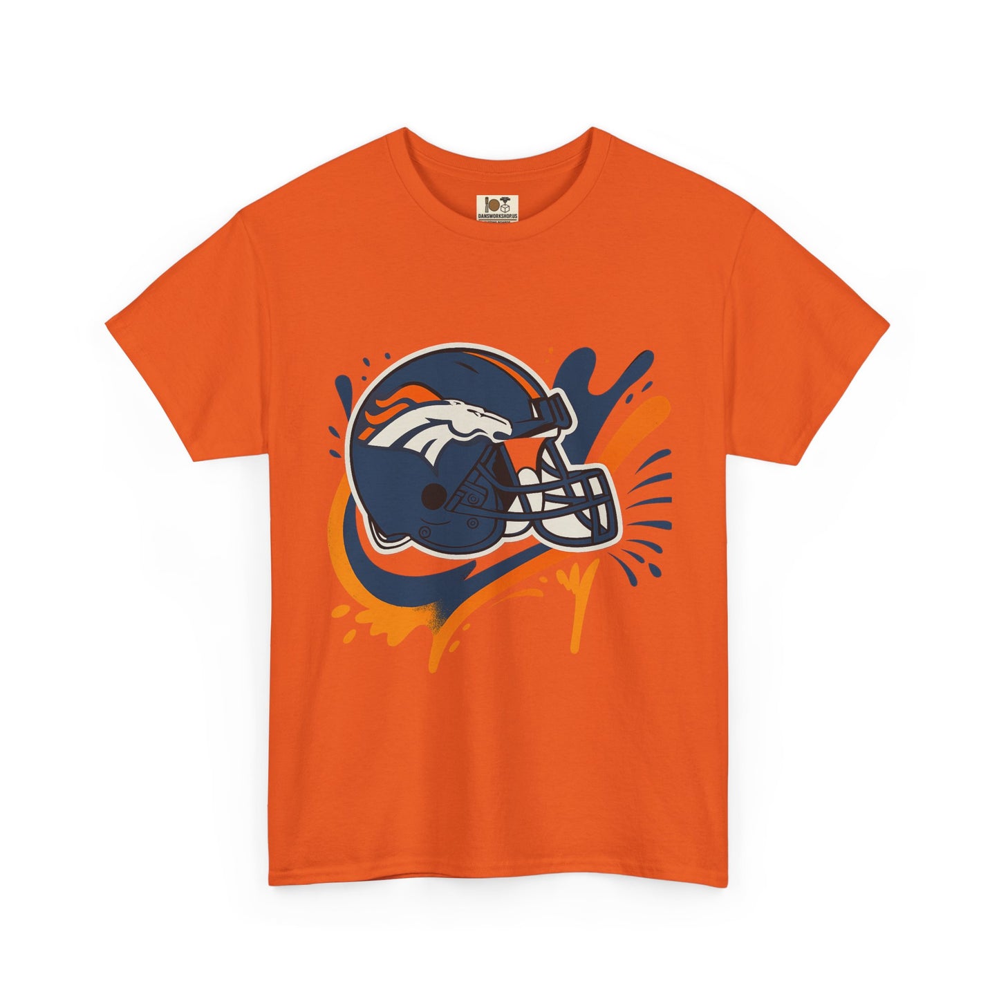 Denver Broncos Heavy Cotton Tee, Sports Team Shirt, Game Day Apparel, Unisex T-Shirt, Football Fan Gift, Denver Merchandise