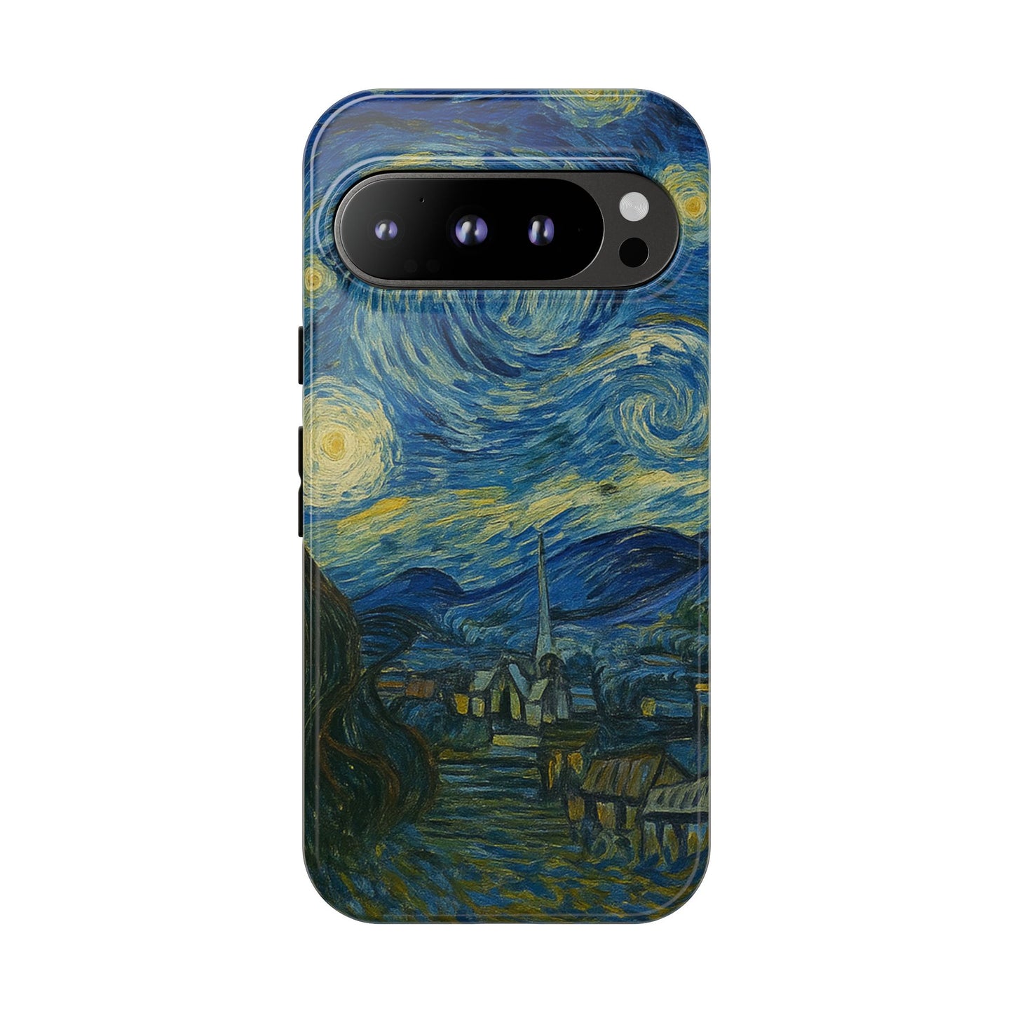 Starry Night Phone Case, Artistic Cell Phone Cover, Gift for Art Lovers, Unique Phone Accessory, Birthday Gift for Him/Her, Tough Cases