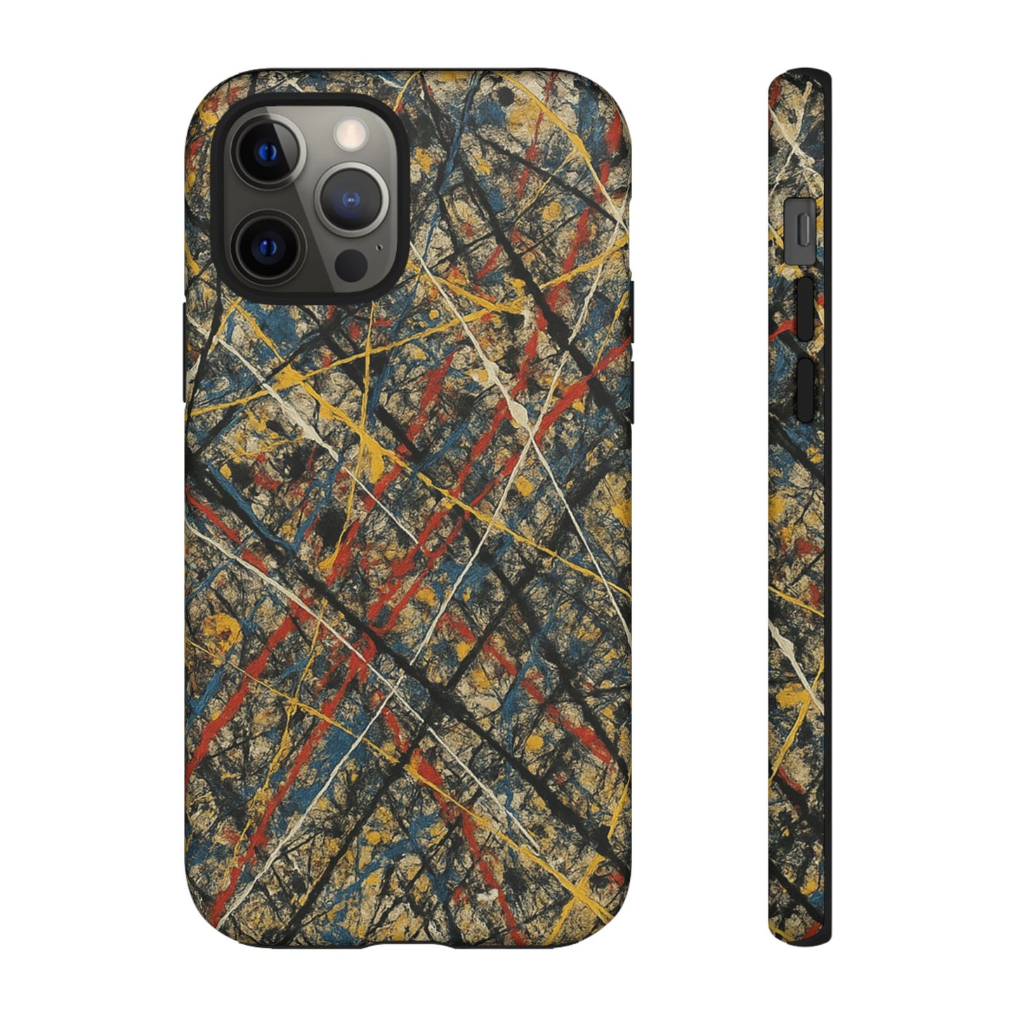 Tough Cases Phone Case - Bold Abstract Design, Stylish Mobile Cover, Unique Gift for Him/Her, Durable Accessory, Trendy Protection