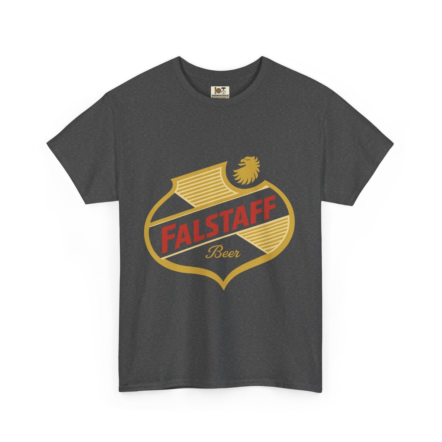 Vintage Falstaff Beer Unisex Heavy Cotton Tee | Retro Beer Graphic Shirt, Casual Wear, Gift for Beer Lovers, Party Outfit, Summer Top
