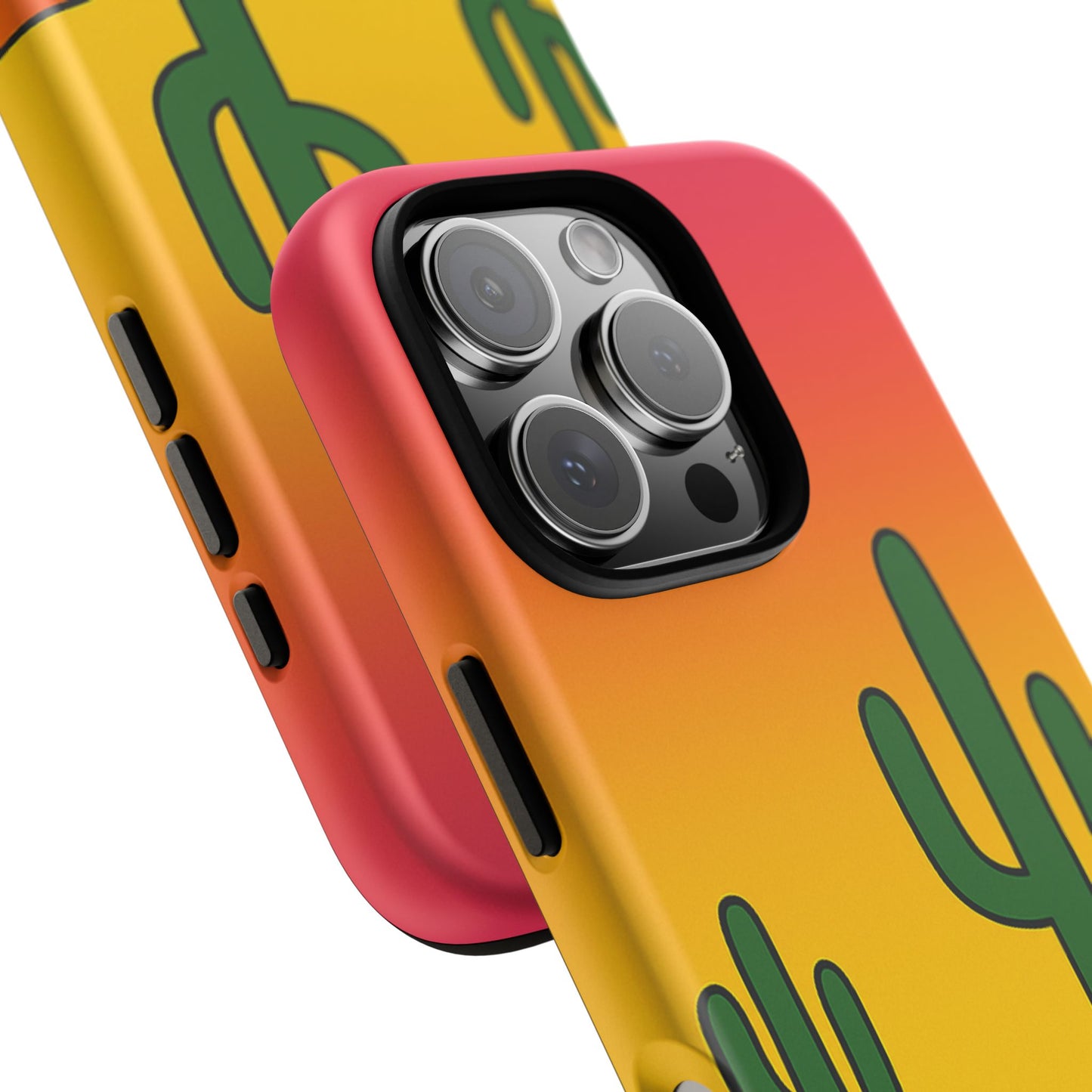 Desert Vibes Phone Case, Tough Cases, Cactus Design, Colorful Phone Cover, Summer Aesthetic, Unique Gift Idea