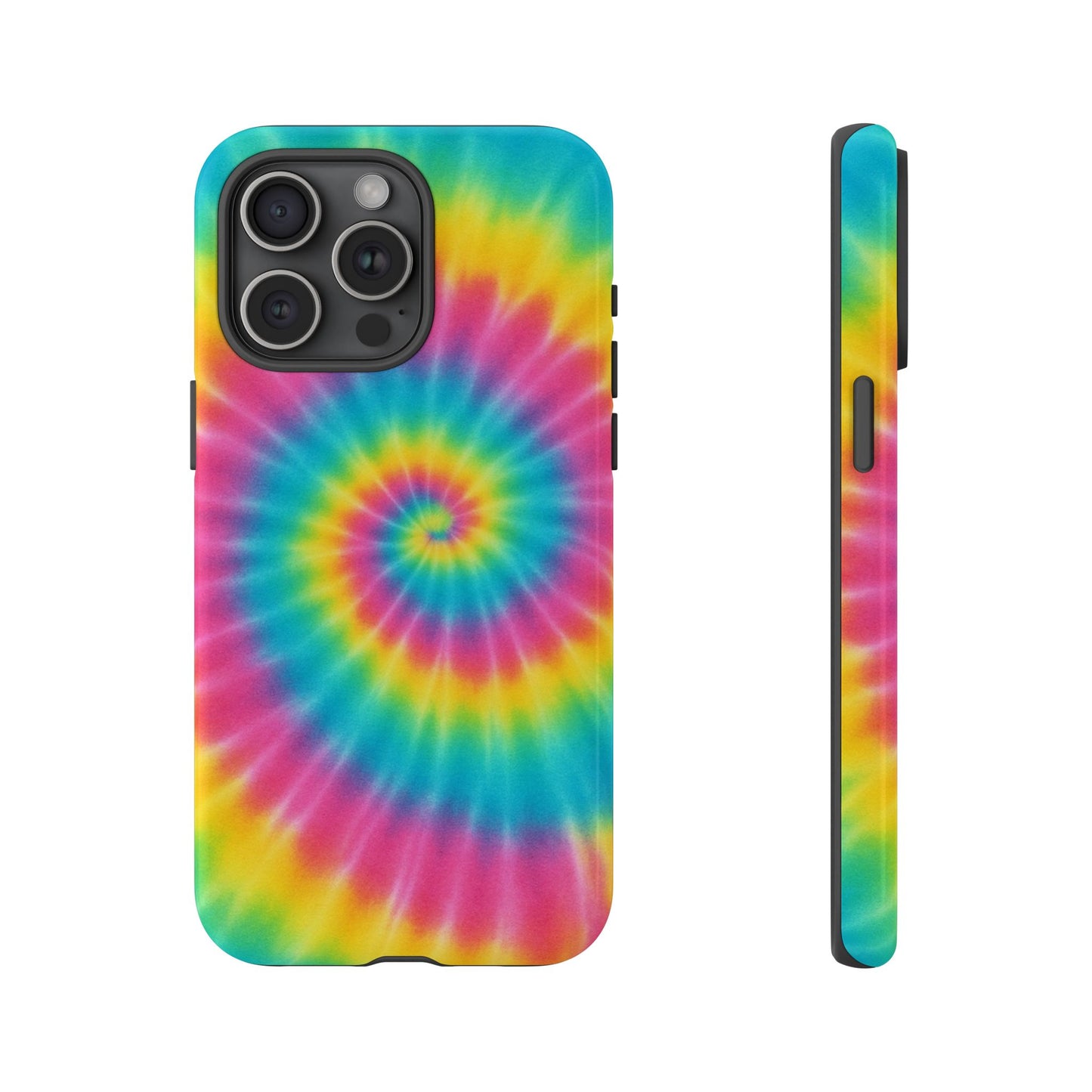 Colorful Tie-Dye Phone Case, Vibrant Phone Cover, Boho Style Accessory, Gift for Teens, Trendy Phone Accessories