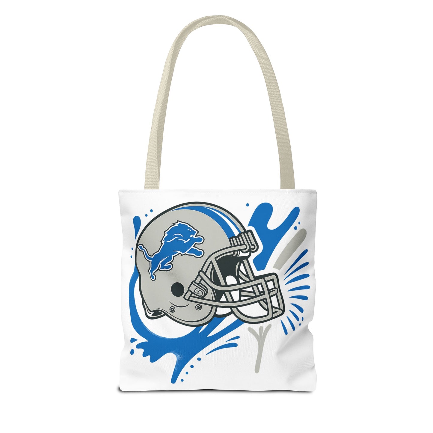 Sporty Tote Bag, Floral Football Tote, Game Day Bag, NFL Team Spirit Bag, Birthday Gift for Sports Fans, Everyday Use Bag