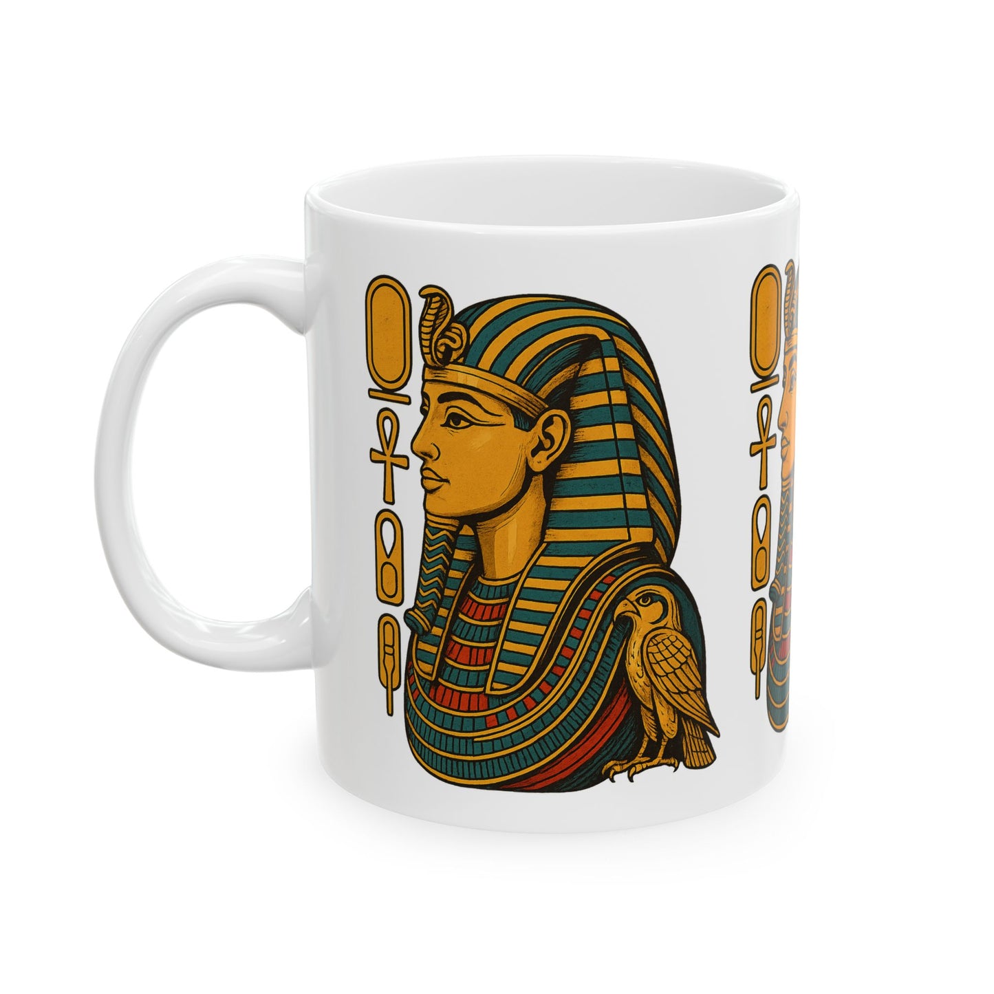 Ancient Egypt-Inspired Ceramic Mug, Unique Gift for History Lovers, Decorative Coffee Cup for Home or Office, Perfect for Birthdays, [...]