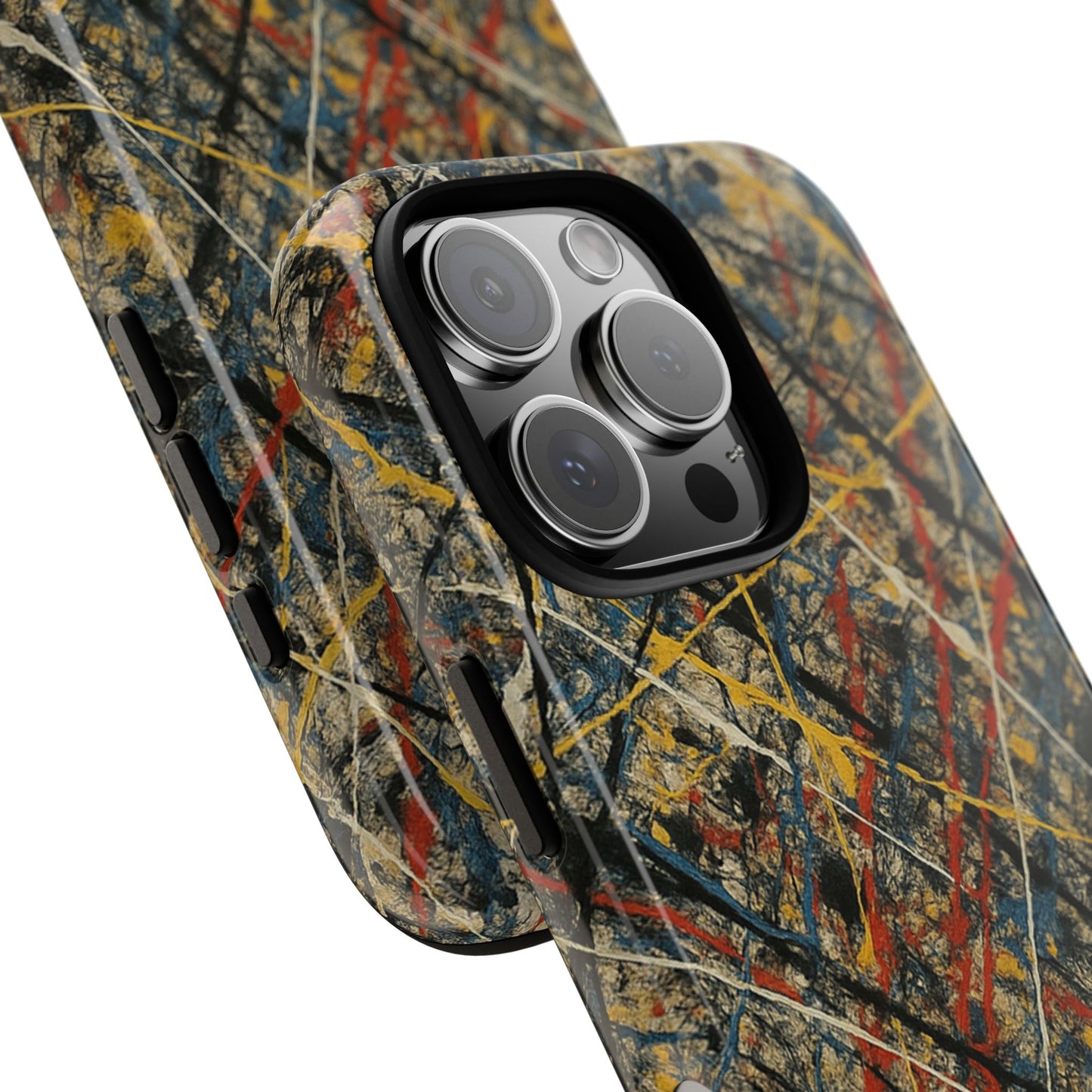 Tough Cases Phone Case - Bold Abstract Design, Stylish Mobile Cover, Unique Gift for Him/Her, Durable Accessory, Trendy Protection