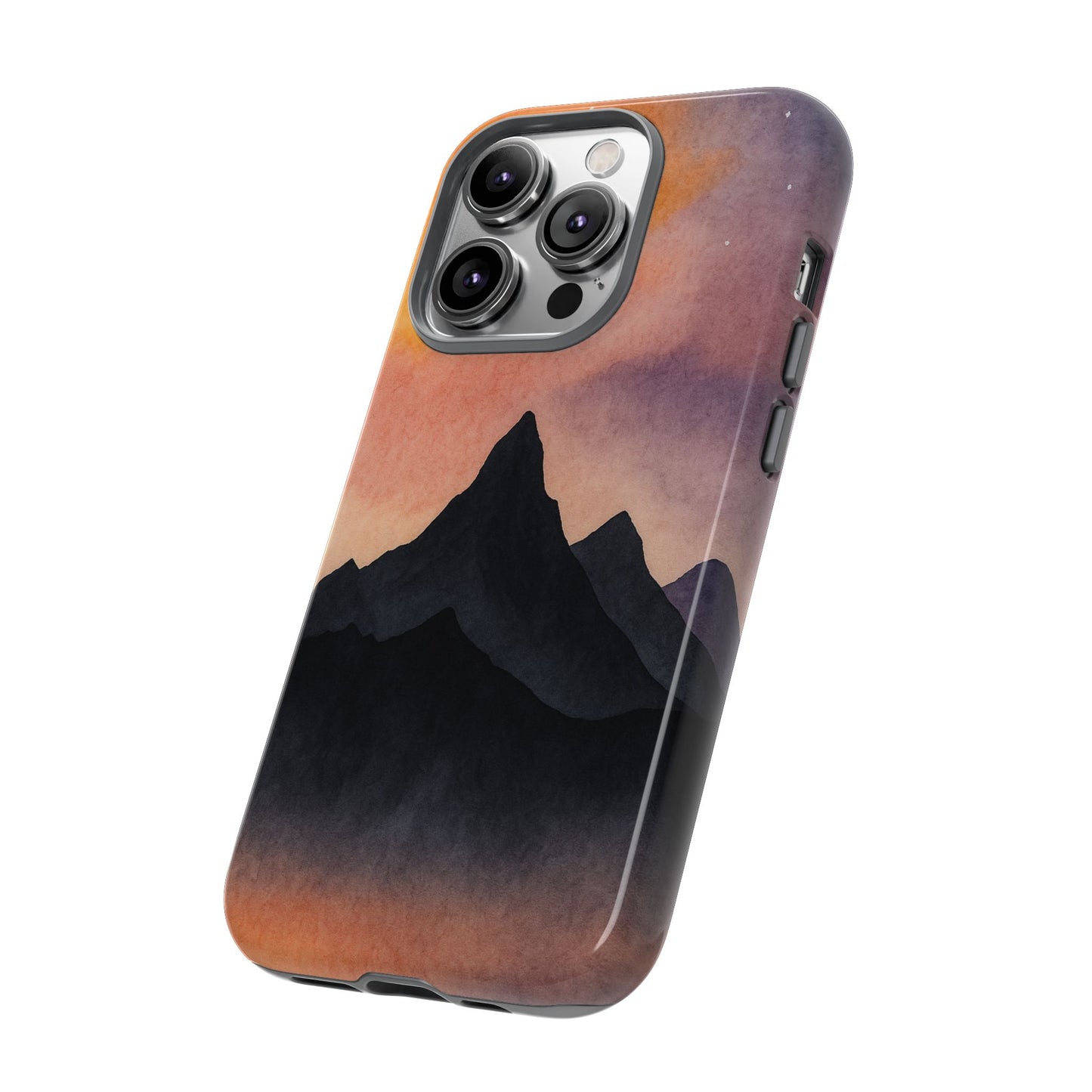 Mountain Sunset Phone Case, Nature Lover's Gift, Adventure Phone Cover, Unique Cellphone Accessories, Outdoor Enthusiast Decor