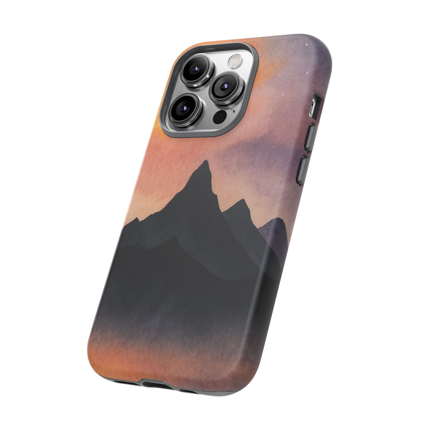 Mountain Sunset Phone Case, Nature Lover's Gift, Adventure Phone Cover, Unique Cellphone Accessories, Outdoor Enthusiast Decor