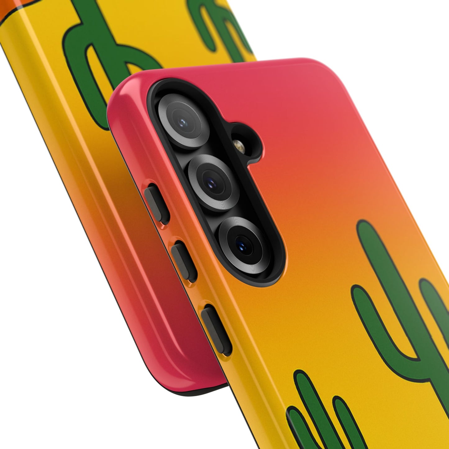 Desert Vibes Phone Case, Tough Cases, Cactus Design, Colorful Phone Cover, Summer Aesthetic, Unique Gift Idea