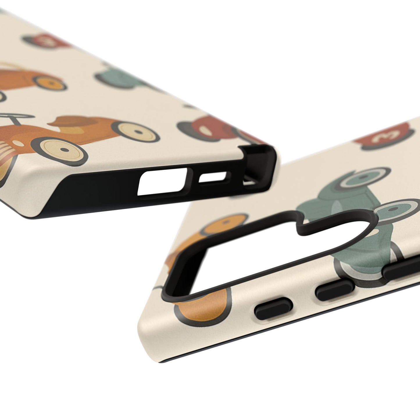 Vintage Car Phone Case, Tough Cases, Kids Gift, Car Lover Accessory, Retro Style, Phone Protection, Unique Design, pedal cars