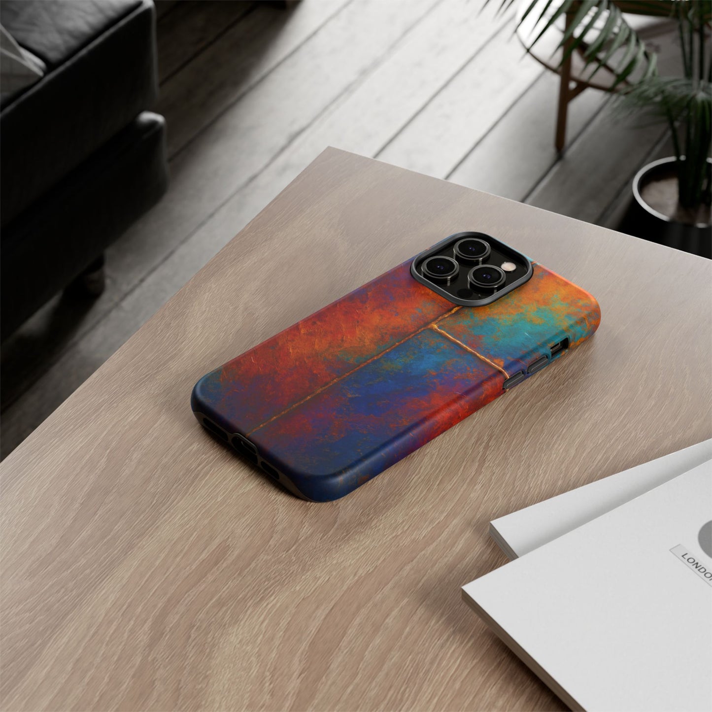 Vibrant Phone Case, Colorful Tough Case Cover, Artistic Phone Protector, Unique Smartphone Accessories, Gift for Tech Lovers