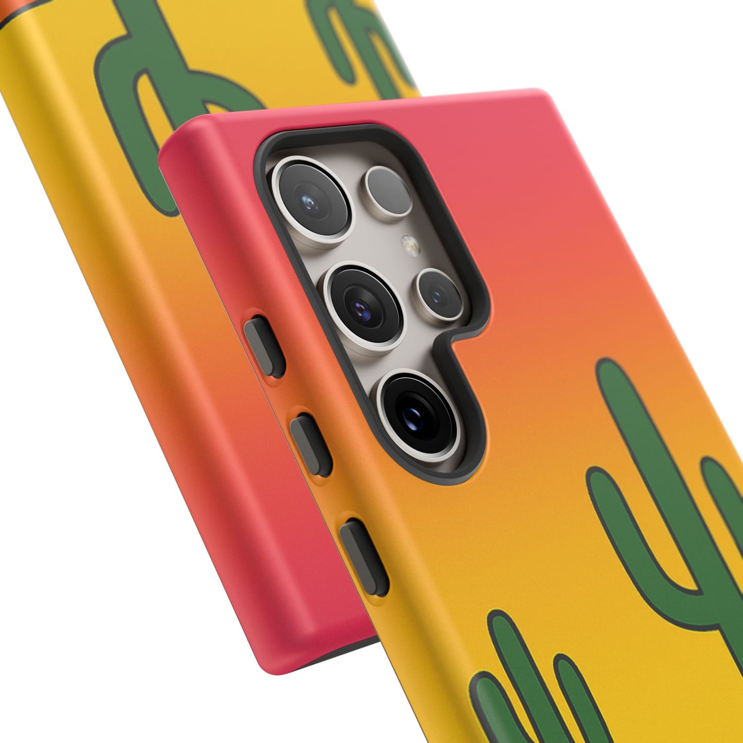 Desert Vibes Phone Case, Tough Cases, Cactus Design, Colorful Phone Cover, Summer Aesthetic, Unique Gift Idea