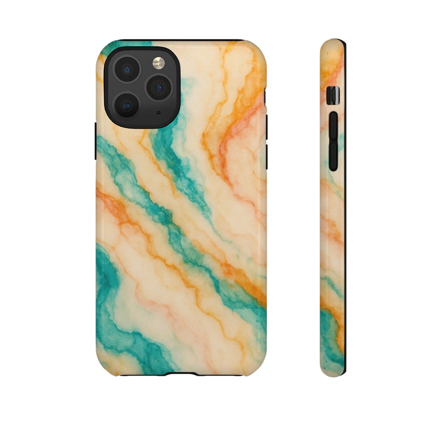Stylish Phone Case - Tough Cases with Abstract Marble Design, Trendy Accessory, Gift for Her, Protective Case, Unique Phone Cover