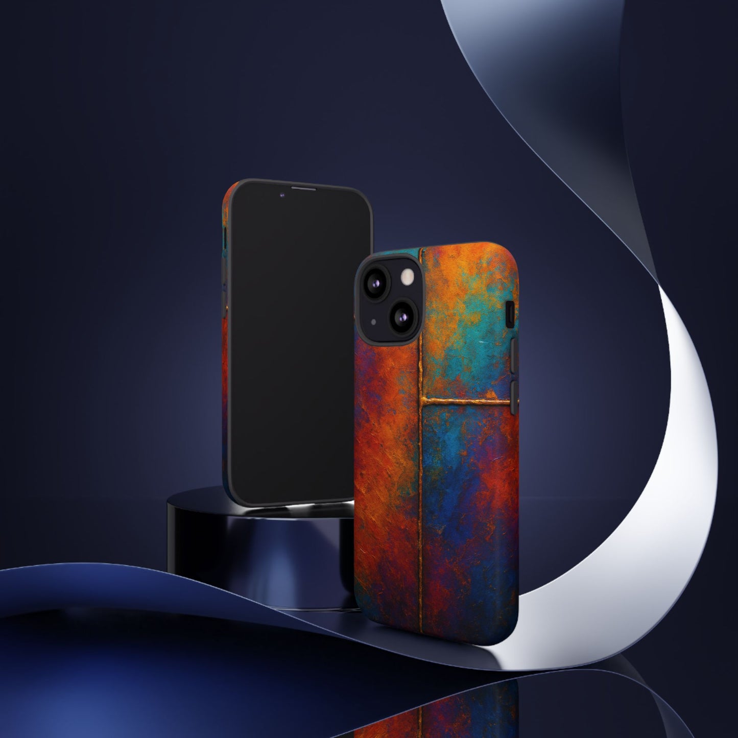 Vibrant Phone Case, Colorful Tough Case Cover, Artistic Phone Protector, Unique Smartphone Accessories, Gift for Tech Lovers