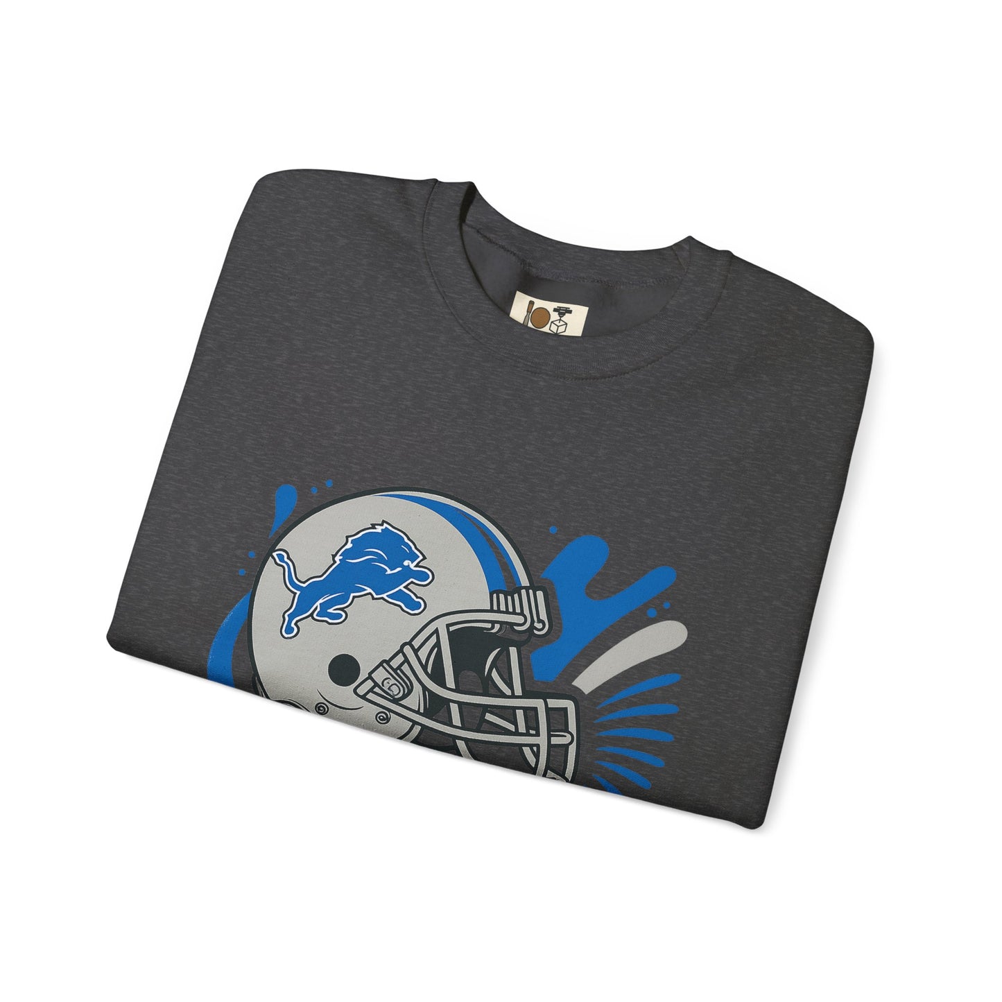 Detroit Lions Sweatshirt, Unisex Heavy Blend Crewneck, Game Day Apparel, Sports Fan Gift, NFL Team Merchandise, Casual Comfort