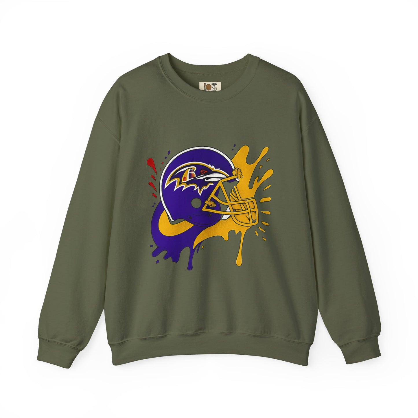Baltimore Ravens Crewneck Sweatshirt, Unisex Sport Sweatshirt, Football Fan Apparel, Comfy Game Day Outfit, NFL Gift for Him/Her