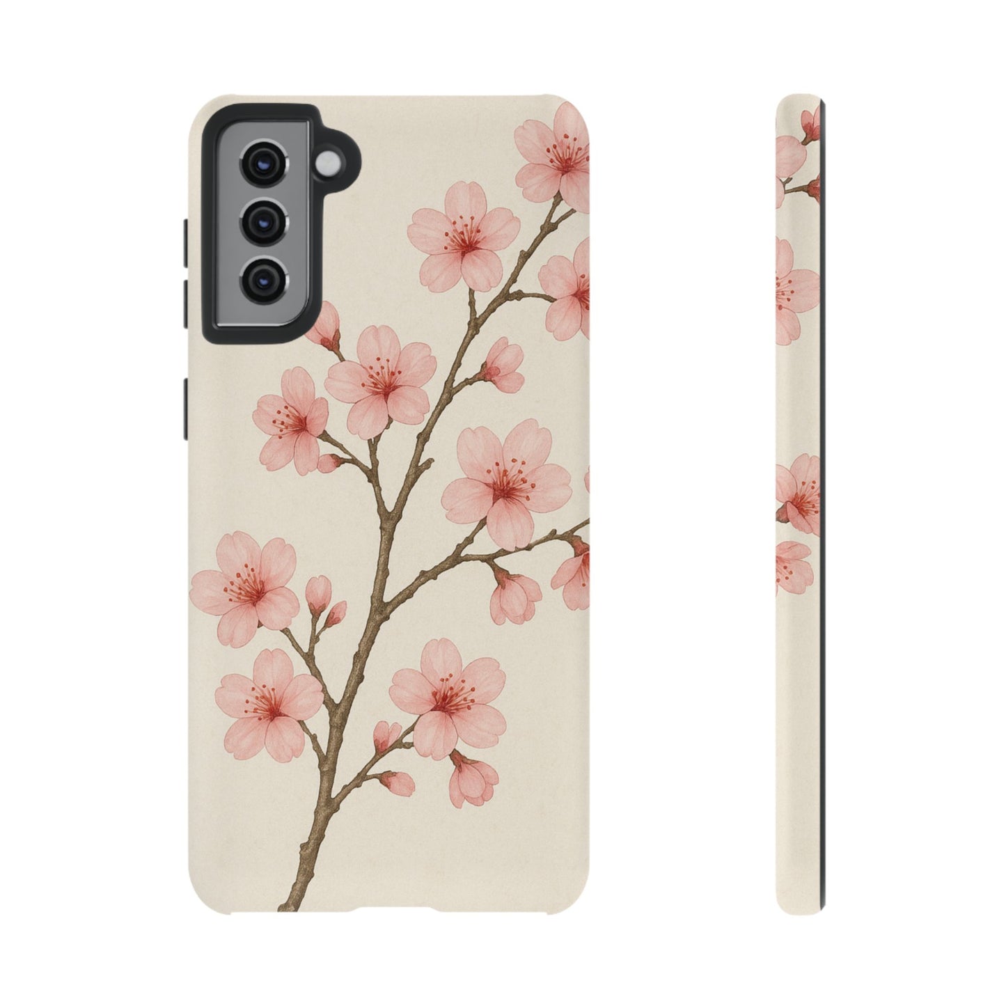 Cherry Blossom Phone Case, Floral Phone Cover, Tough Case for Gifts, Spring Decor, Cute Tech Accessories, Nature Lover's Gift