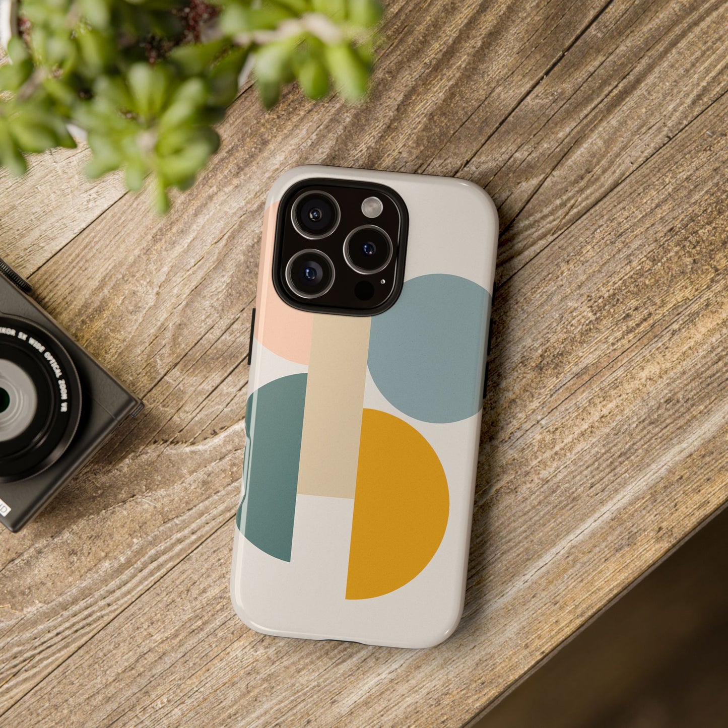 Minimalist Geometric Phone Case, Stylish Protective Cover for Phones, Modern Design, Gift for Him/Her, Trendy Tech Accessory
