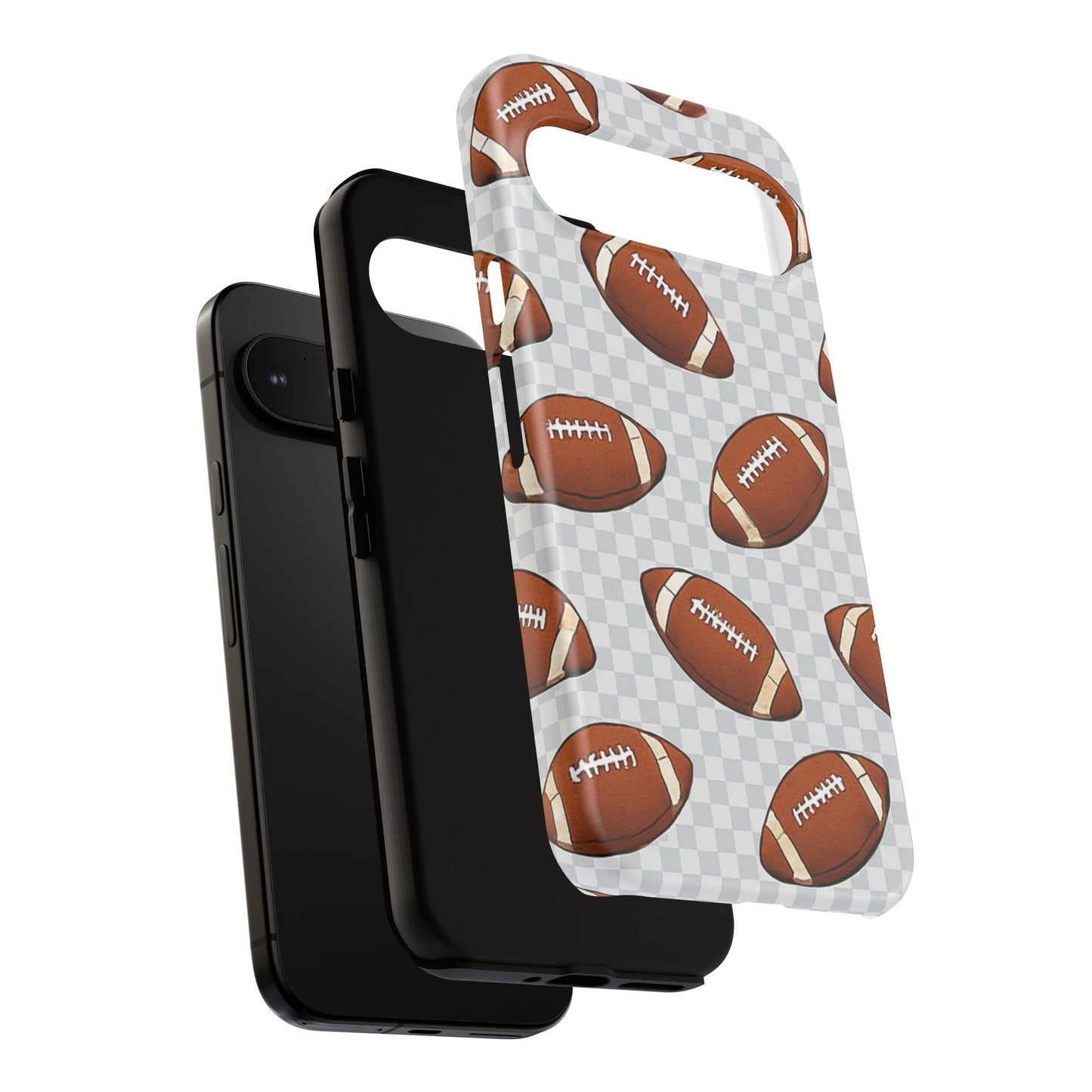Football Phone Case, Tough Cases for Sports Fans, Unique Gift for Football Lovers, Protective Decor, Athletic Accessories