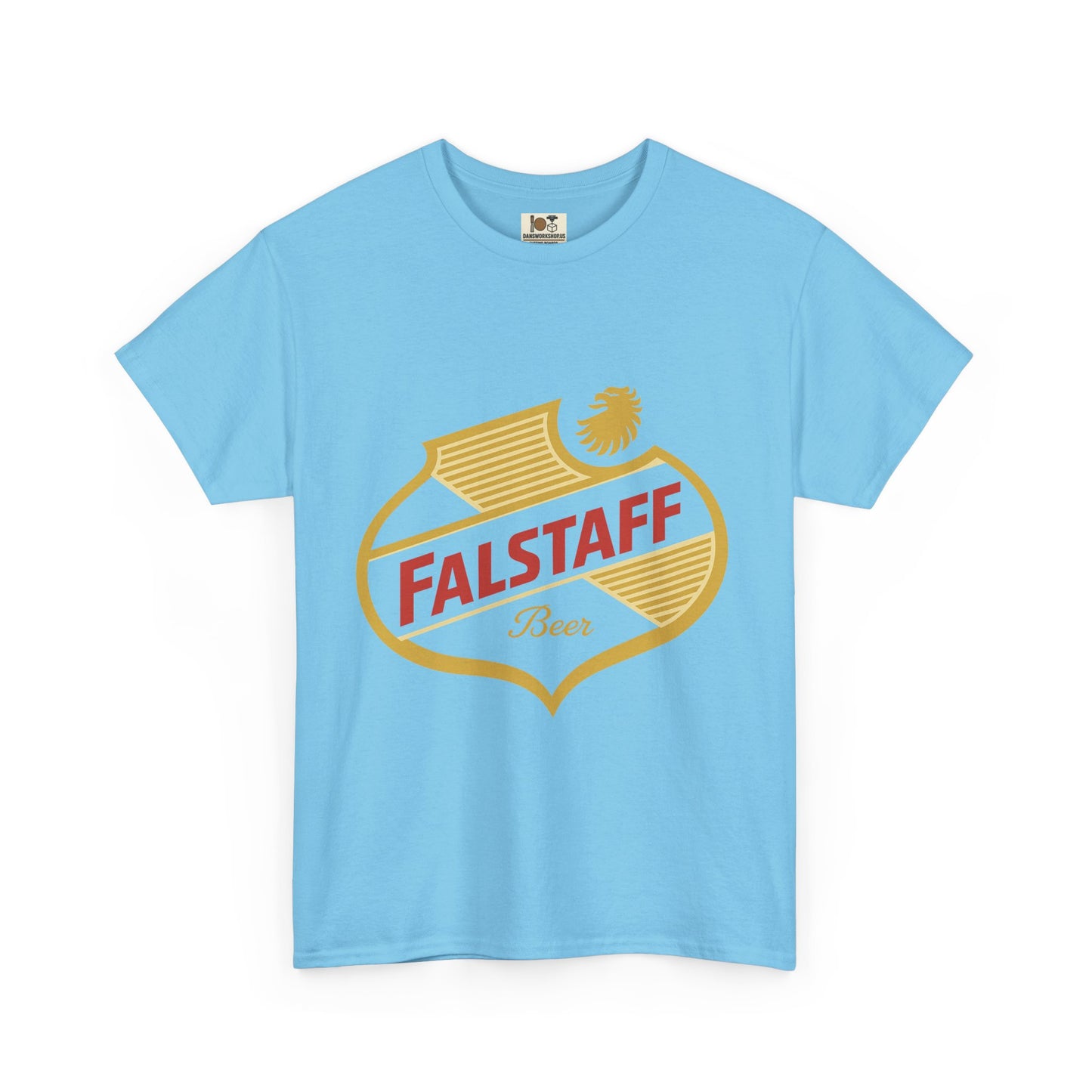 Vintage Falstaff Beer Unisex Heavy Cotton Tee | Retro Beer Graphic Shirt, Casual Wear, Gift for Beer Lovers, Party Outfit, Summer Top