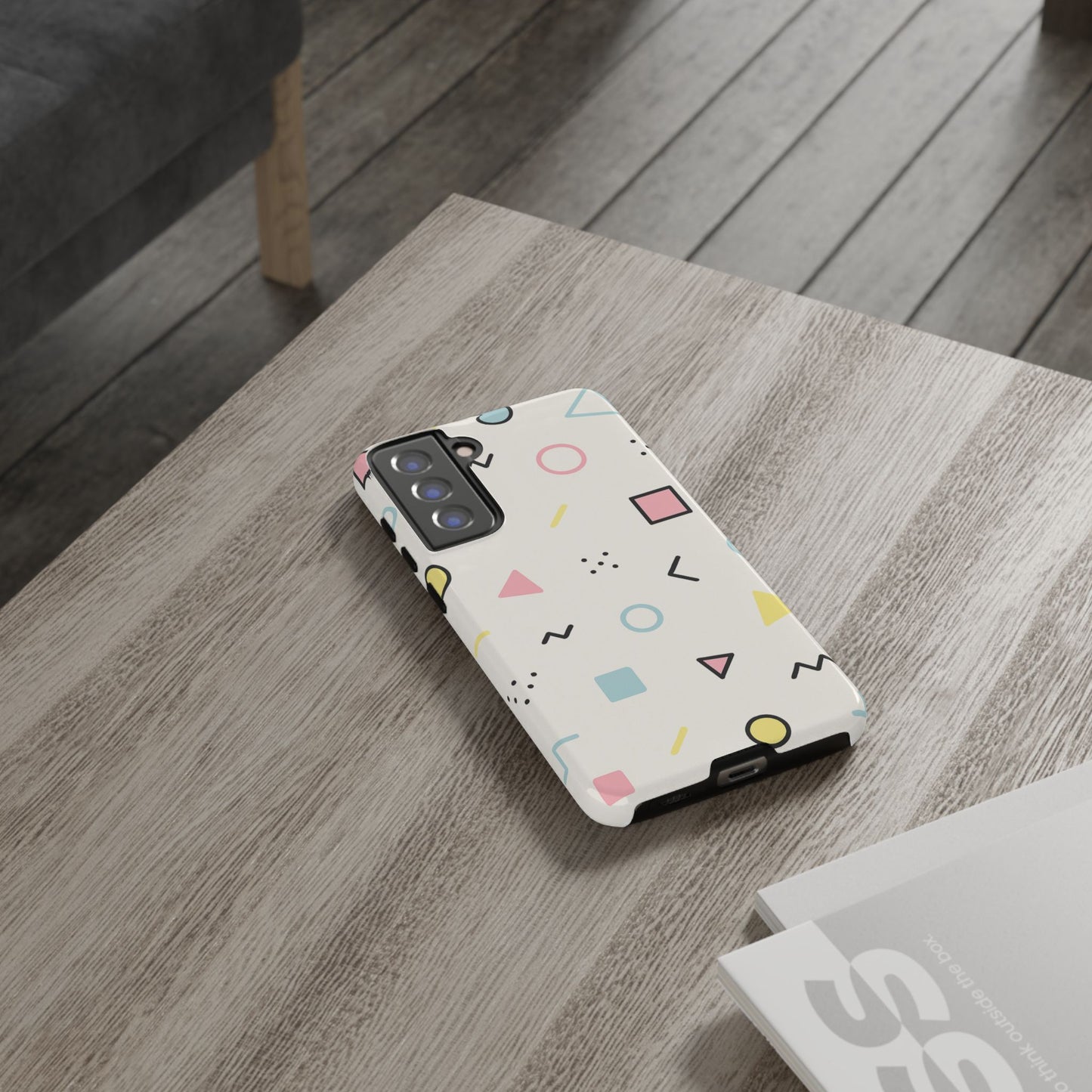Geometric Phone Case - Stylish Tough Cases for Trendsetters, Unique Phone Covers, Modern Accessories, Gift Ideas for Her