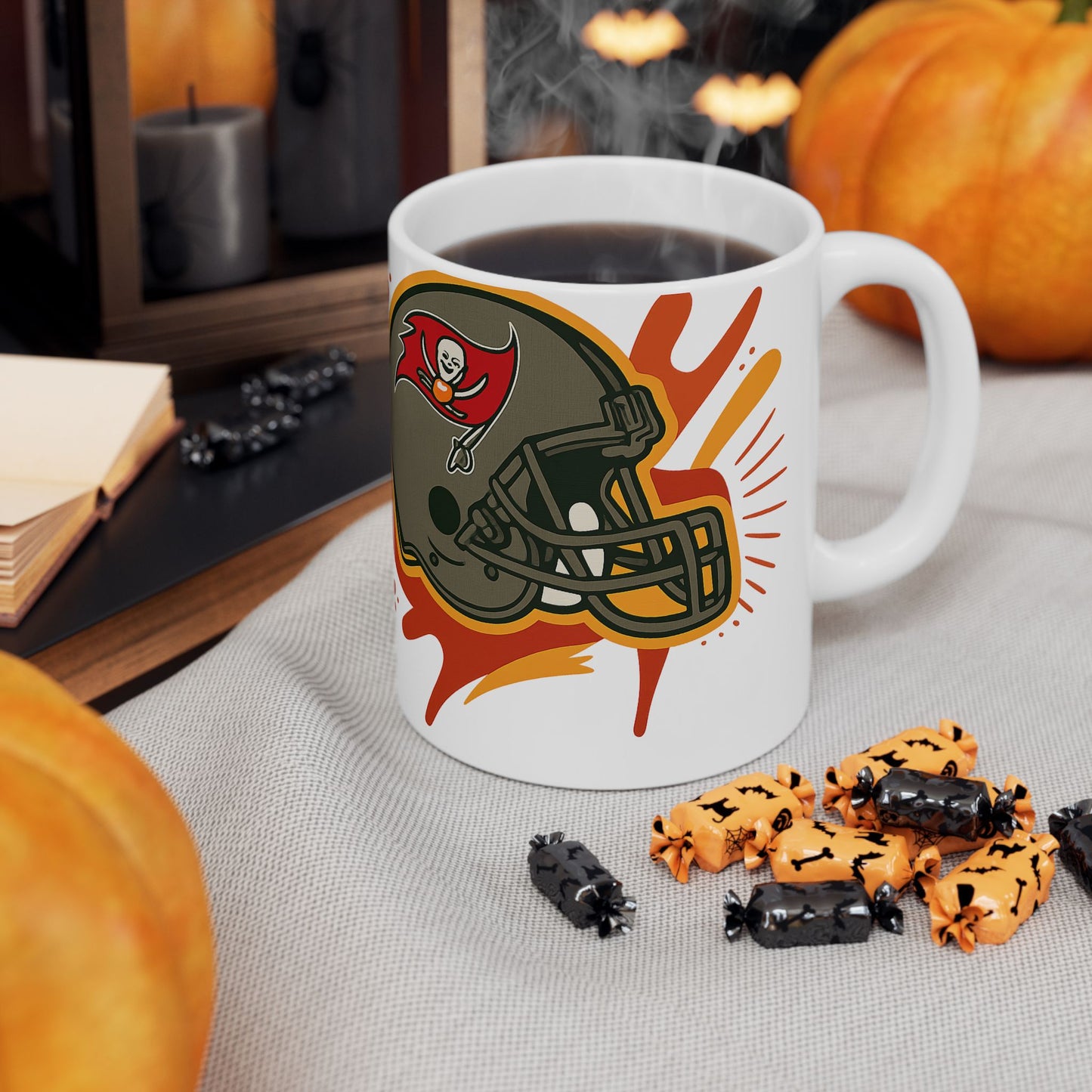 Football Team Ceramic Mug - Perfect for Game Day, Fan Gift, Office Coffee Cup, Sports Celebration, Unique Beverage Mug