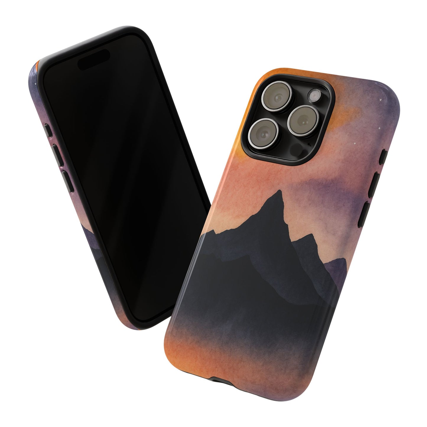 Mountain Sunset Phone Case, Nature Lover's Gift, Adventure Phone Cover, Unique Cellphone Accessories, Outdoor Enthusiast Decor