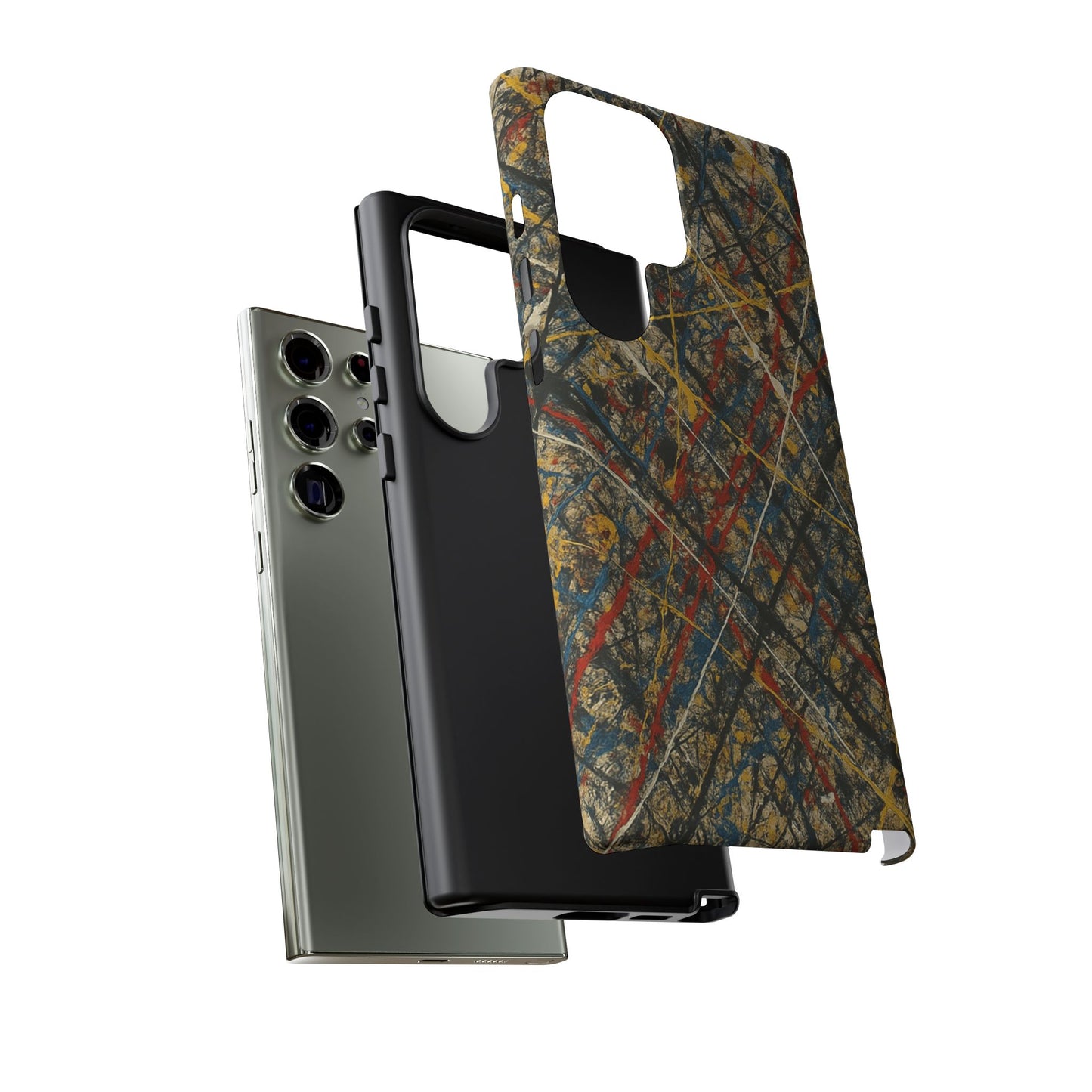Tough Cases Phone Case - Bold Abstract Design, Stylish Mobile Cover, Unique Gift for Him/Her, Durable Accessory, Trendy Protection
