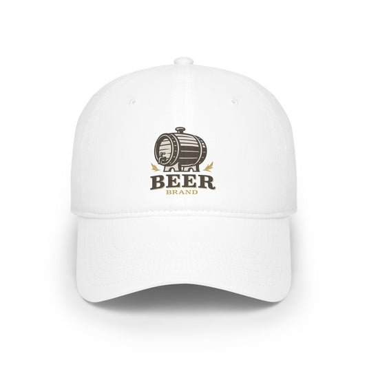 Beer Brand Low Profile Baseball Cap | Casual Summer Hat, Gift for Beer Lovers, Adjustable Cap, Funny Dad Hat