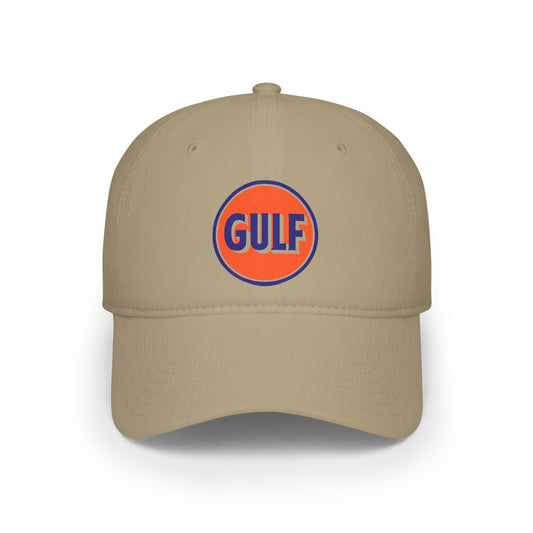 Gulf Low Profile Baseball Cap - Casual Outdoor Style, Perfect Gift for Sports Lovers, Adjustable Summer Hat, Trendy and Comfortable Headwear