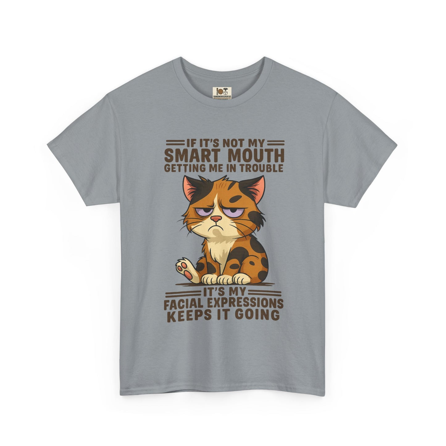 Sassy Cat Quote Tee, Funny Animal Shirt, Unisex Cotton T-Shirt, Gift for Cat Lovers, Humor Apparel, Cute Pet Theme