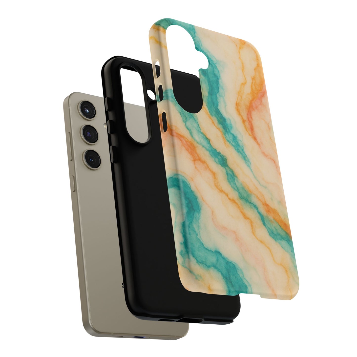 Stylish Phone Case - Tough Cases with Abstract Marble Design, Trendy Accessory, Gift for Her, Protective Case, Unique Phone Cover