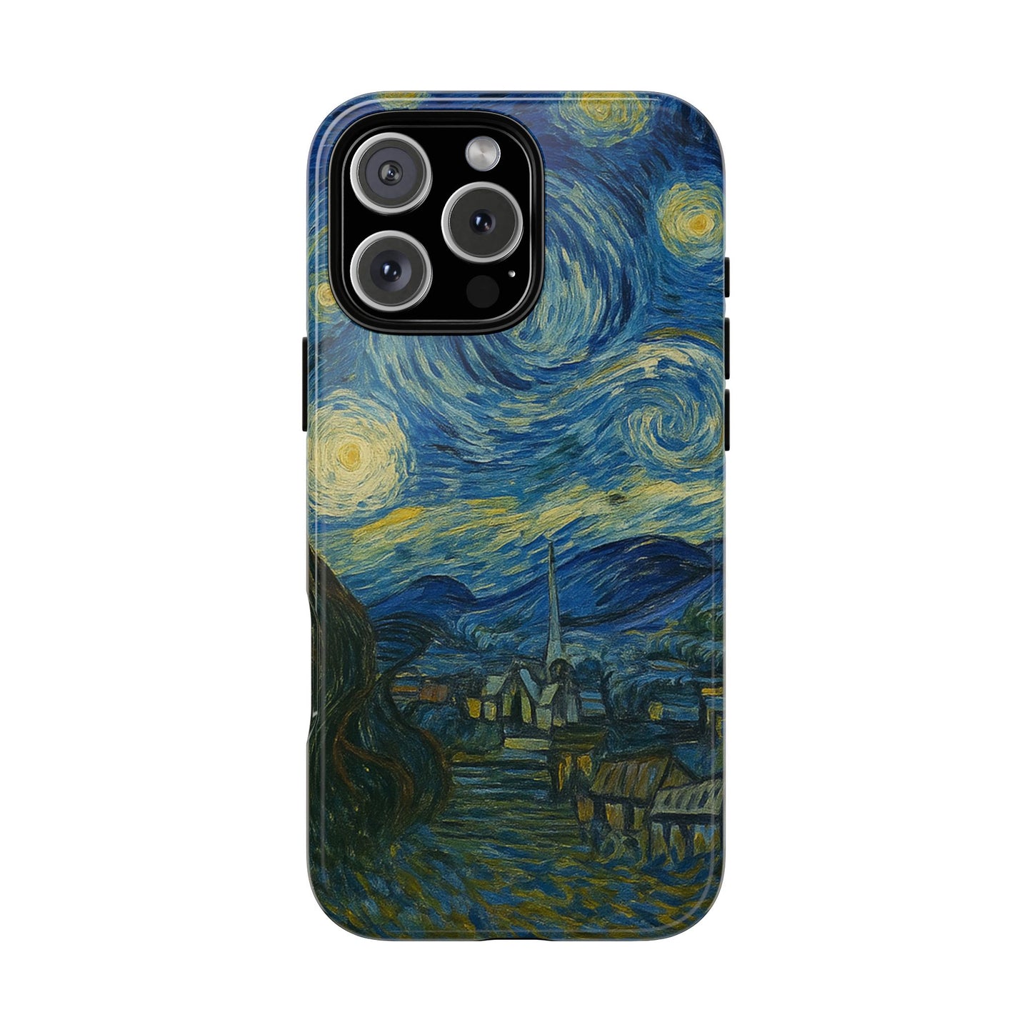 Starry Night Phone Case, Artistic Cell Phone Cover, Gift for Art Lovers, Unique Phone Accessory, Birthday Gift for Him/Her, Tough Cases