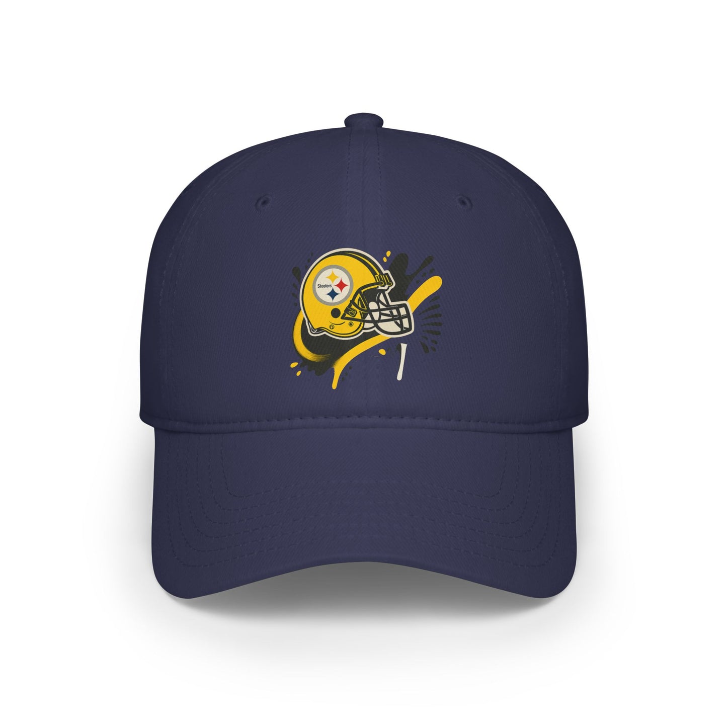 Red Low Profile Baseball Cap with Football Design, Ideal for Sports Fans, Casual Wear, Gifting, Game Day Accessory, Outdoor Events