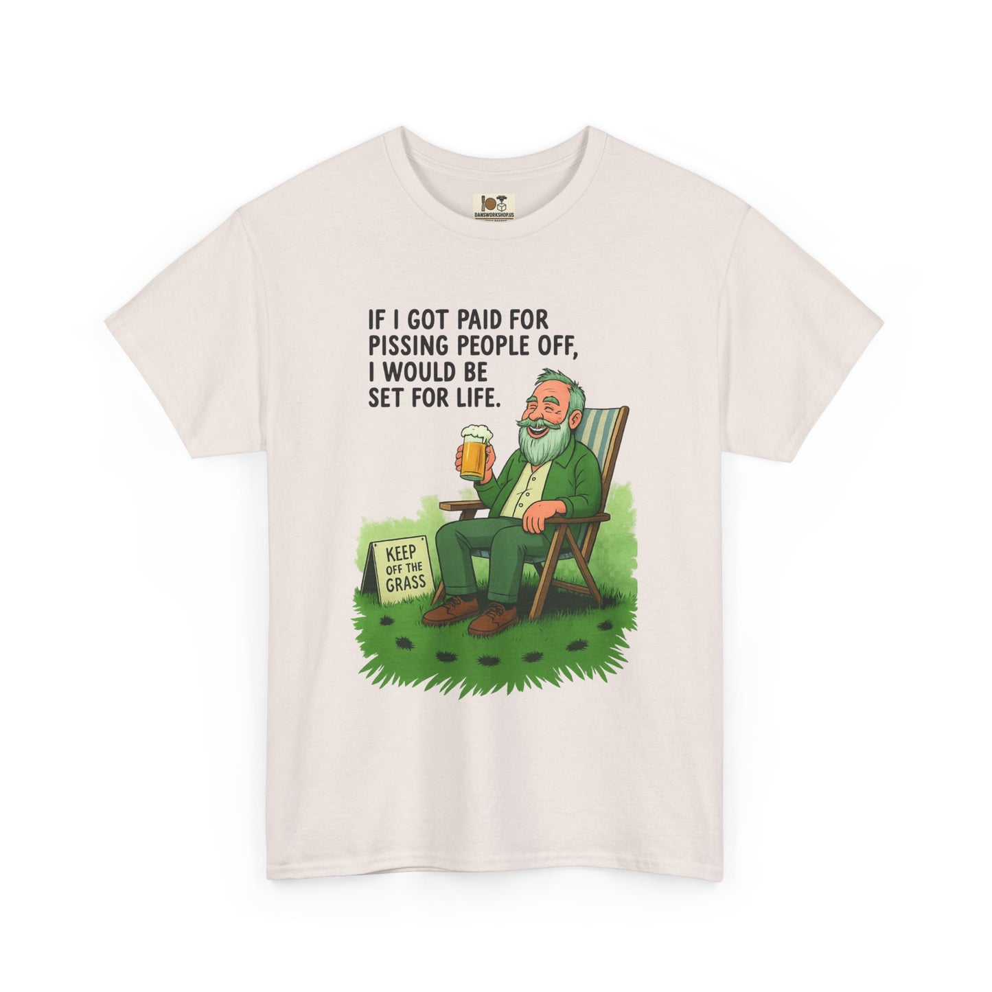 Funny Graphic Tee, Unisex Heavy Cotton T-Shirt, Gift for Men, Humorous Shirt for Friends, Casual Wear, Birthday Gift, Everyday Humor