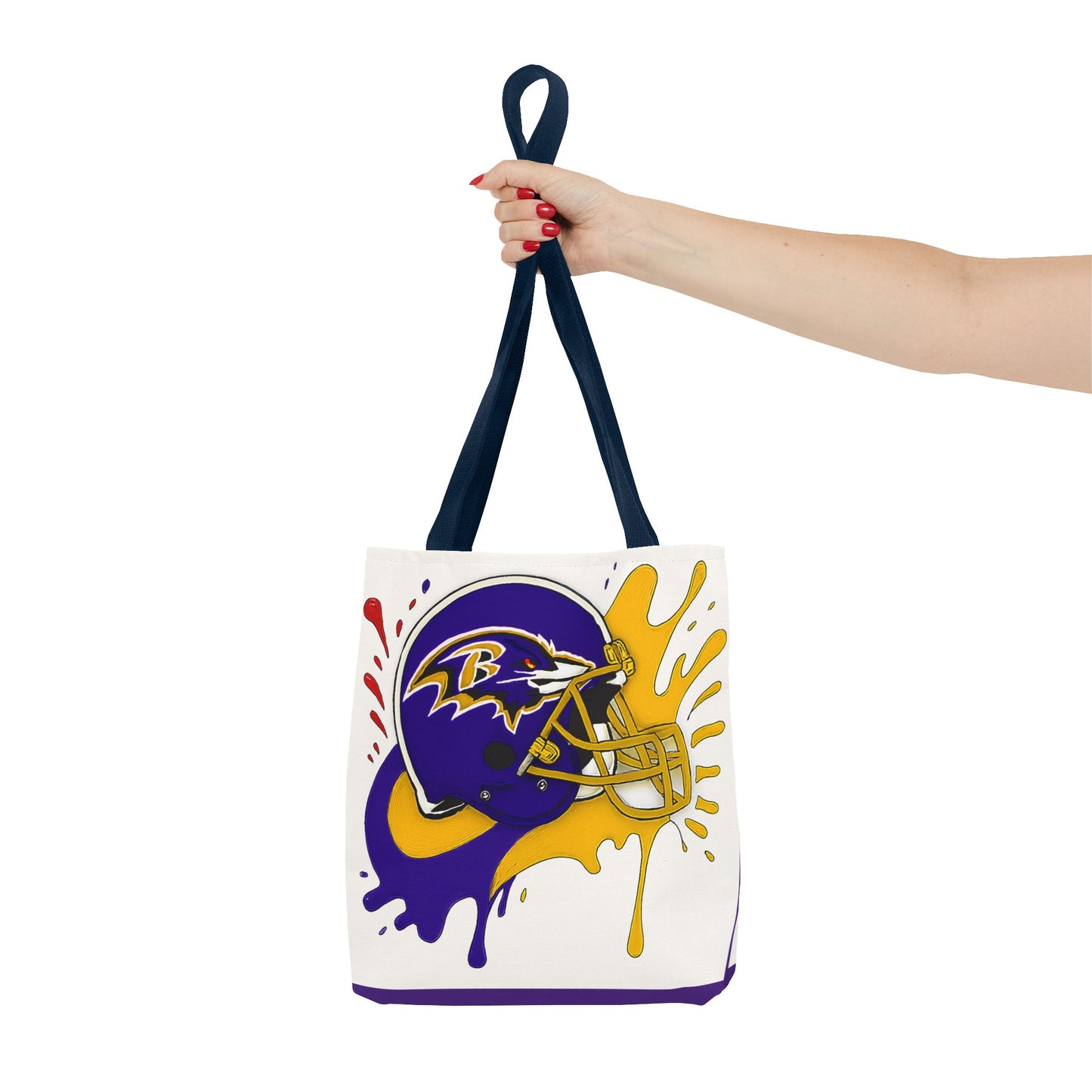 Bold Ravens-Inspired Tote Bag, Football Fan Gift, Sports Tote, Game Day Accessory, Team Spirit Bag, Unique Gift for Her