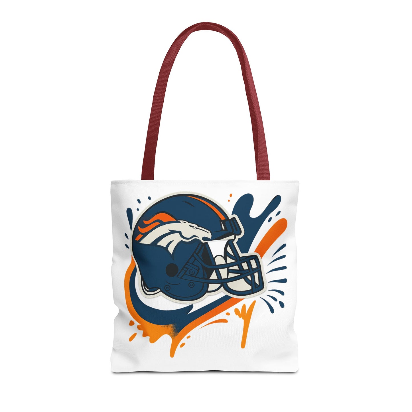 Denver Broncos Sports Tote Bag, Game Day Tote, Football Fan Gift, NFL Accessories, Team Spirit Bag, AOP Design