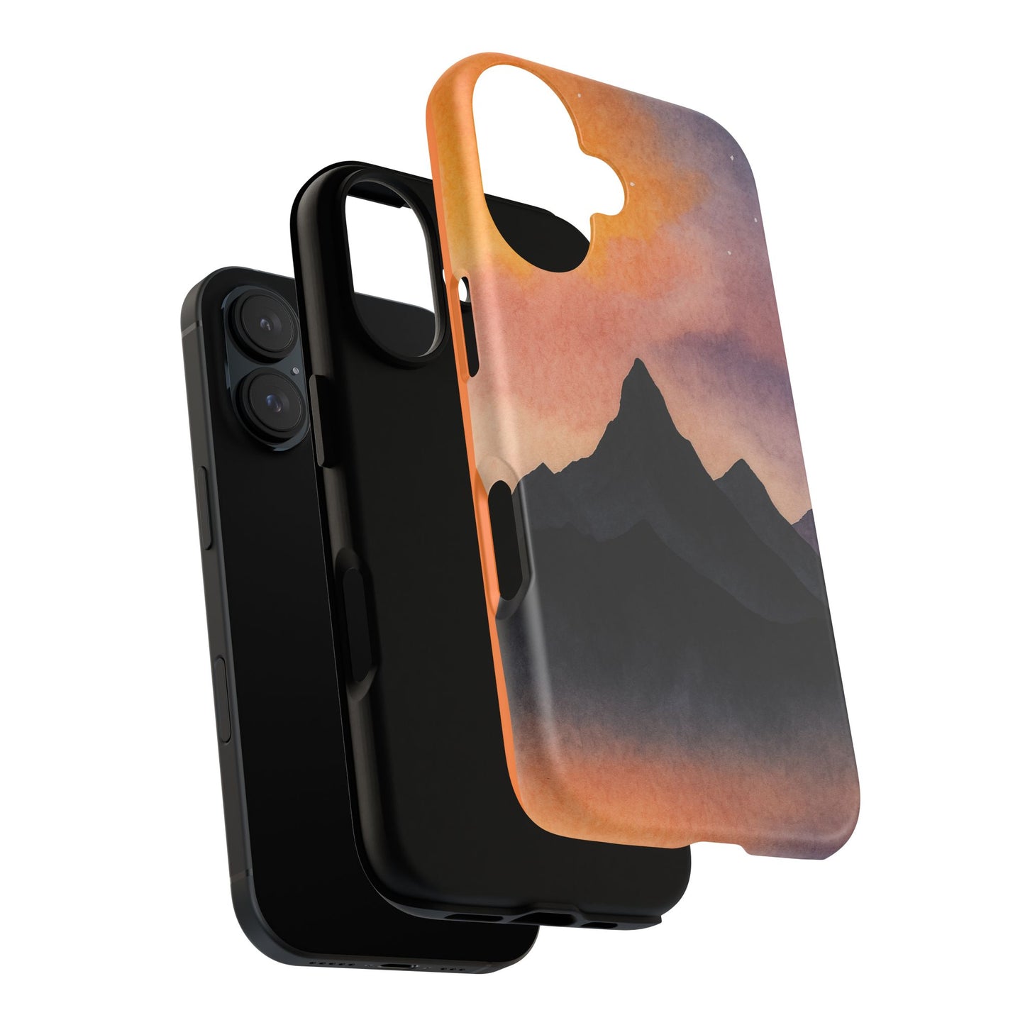 Mountain Sunset Phone Case, Nature Lover's Gift, Adventure Phone Cover, Unique Cellphone Accessories, Outdoor Enthusiast Decor