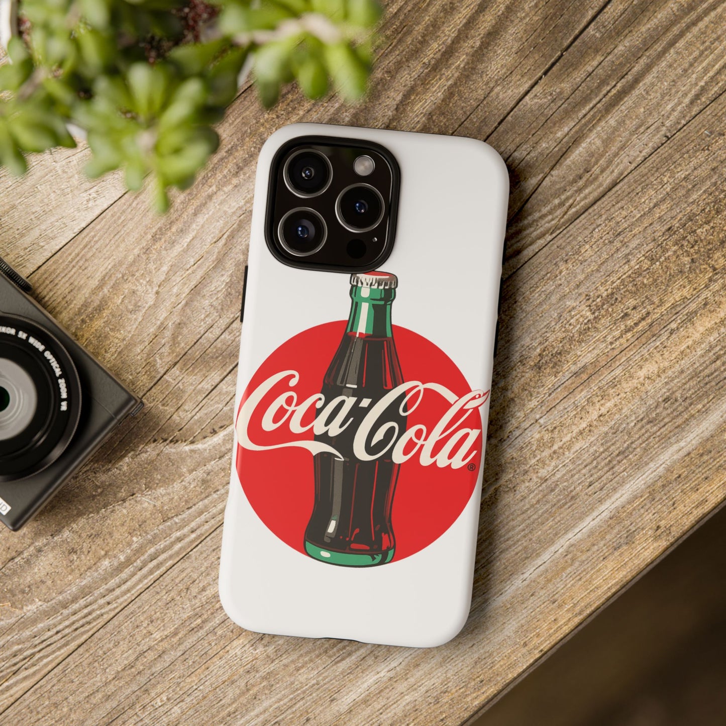 Coca-Cola Tough Phone Cases, Vintage Soda Drink, Retro Style, Unique Gift, Phone Accessories, Summer Vibes