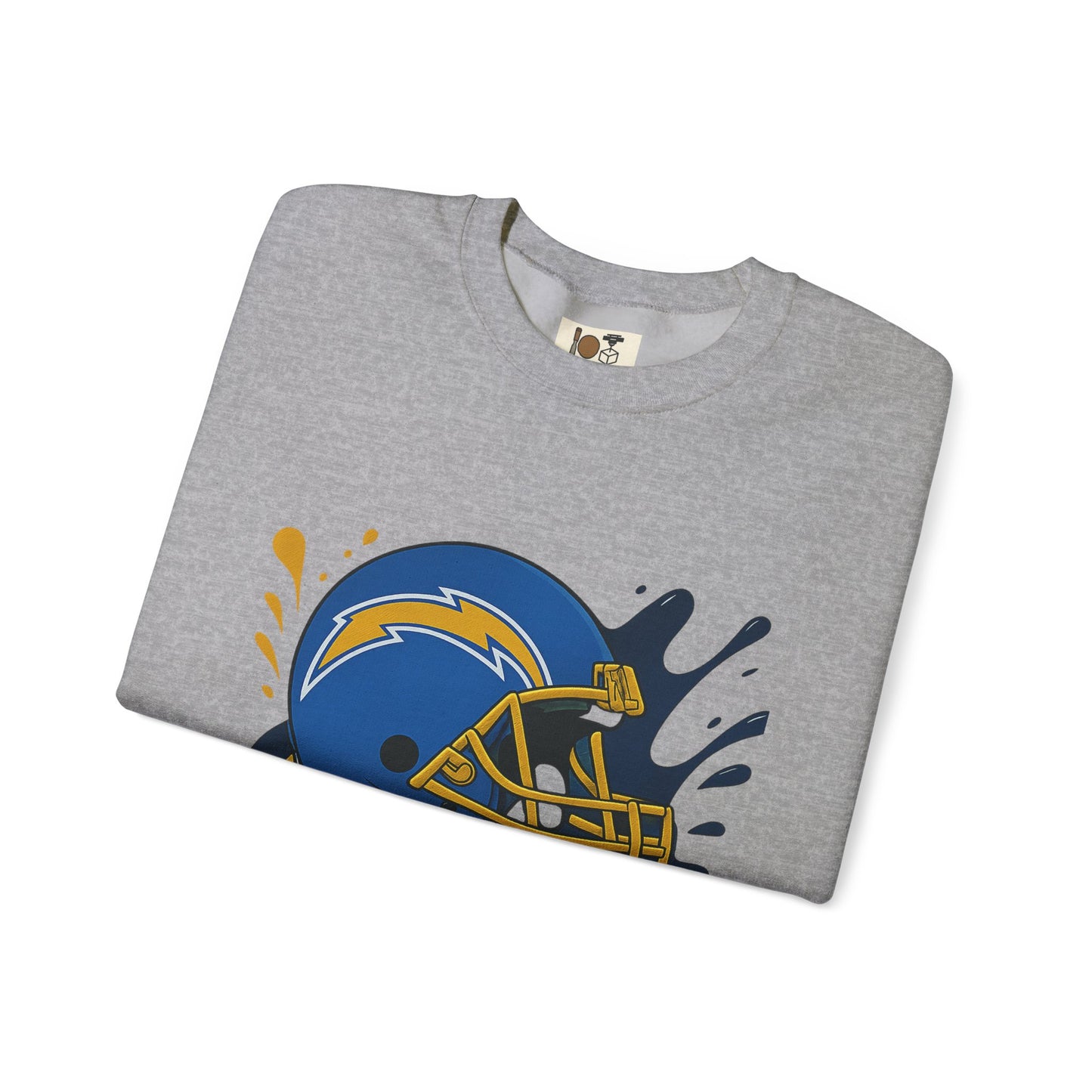 Sporty Splash Crewneck Sweatshirt - Football Lover Gift, Unisex Casual Wear, Game Day Attire, Cozy Sweatshirt, Fall Fashion