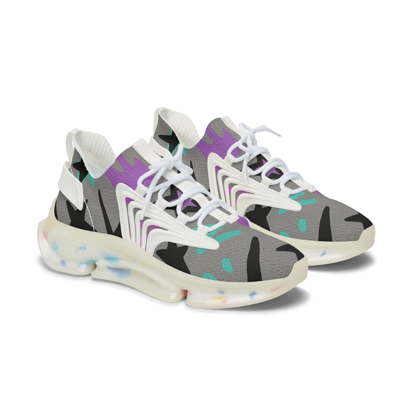 Trendy Women's Mesh Sneakers, Colorful Athletic Shoes, Casual Footwear, Stylish Sneakers, Lightweight Trainers, Daily Walk Shoes, urban