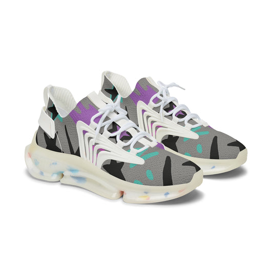 Trendy Women's Mesh Sneakers, Colorful Athletic Shoes, Casual Footwear, Stylish Sneakers, Lightweight Trainers, Daily Walk Shoes, urban
