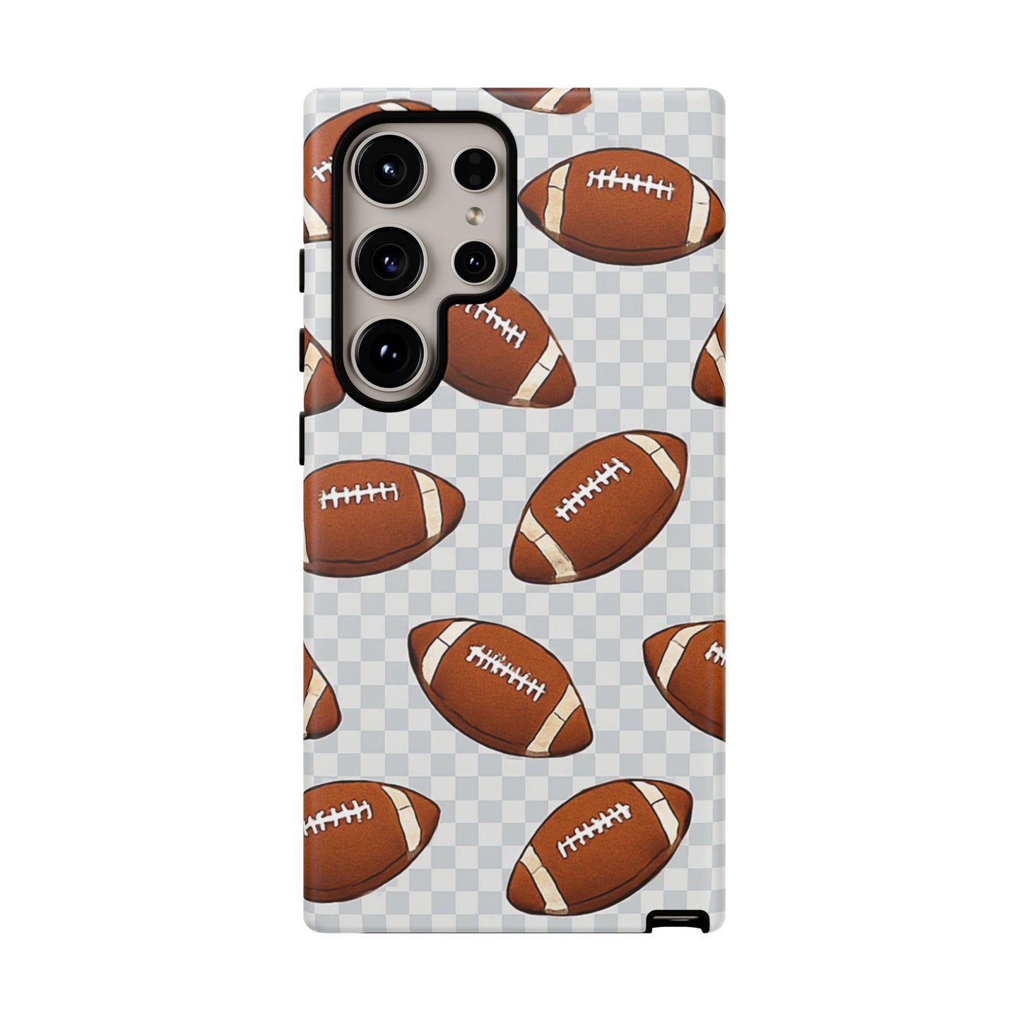 Football Phone Case, Tough Cases for Sports Fans, Unique Gift for Football Lovers, Protective Decor, Athletic Accessories