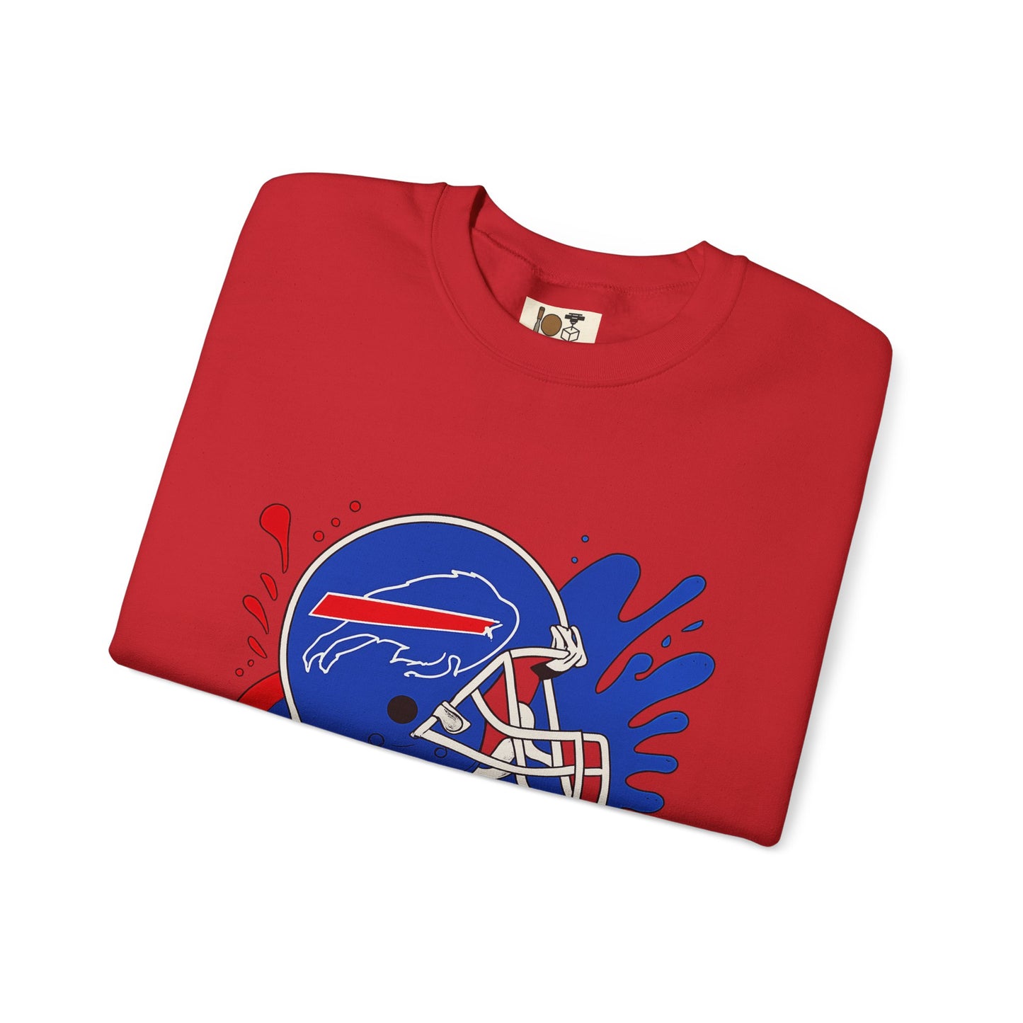 Buffalo Bills Inspired Crewneck Sweatshirt, NFL Fan Gear, Casual Sportswear, Game Day Apparel, Unisex Sweatshirt, Tailgate Clothing