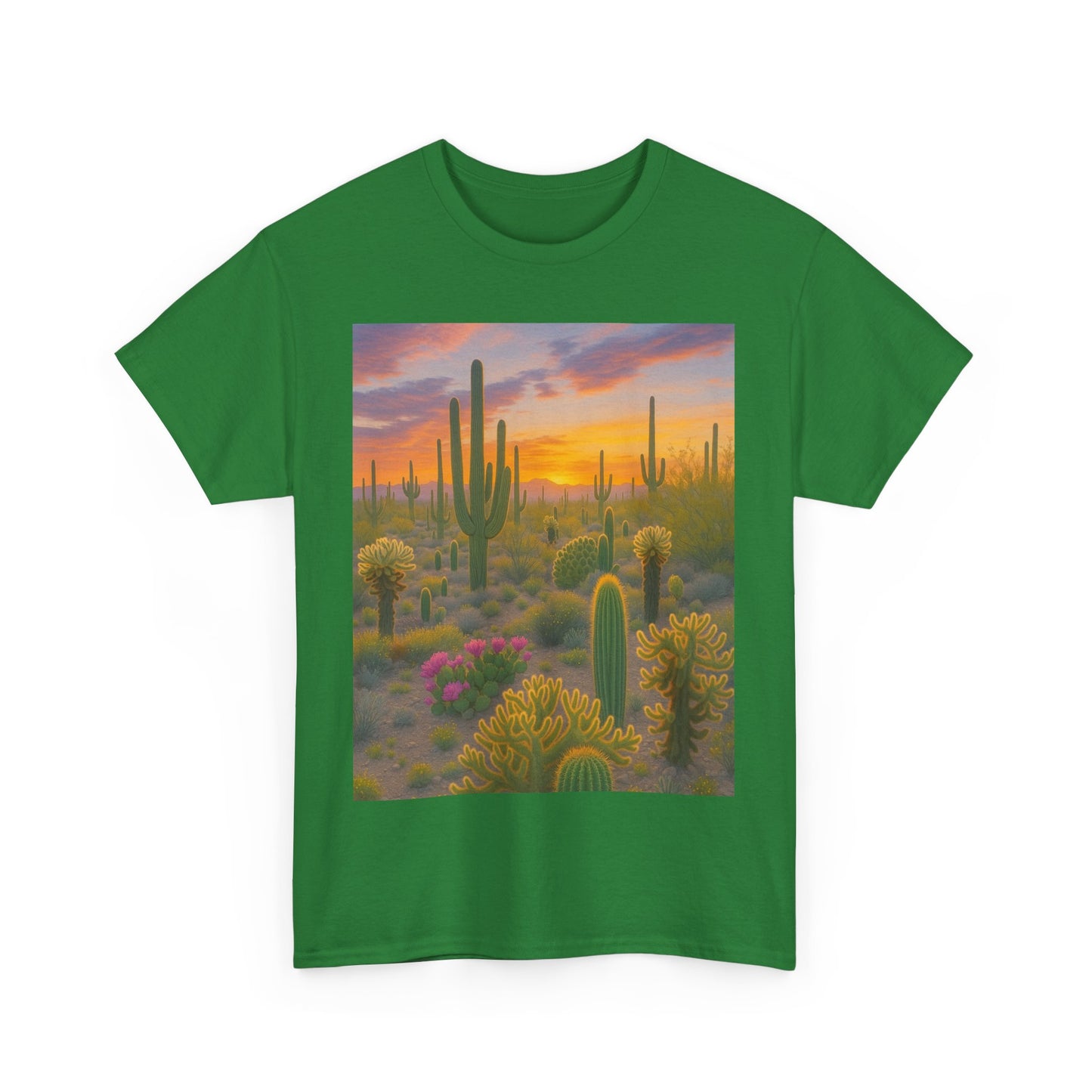 Desert Sunset Unisex Tee, Boho Style Shirt, Nature Lover Gift, Cactus [...]