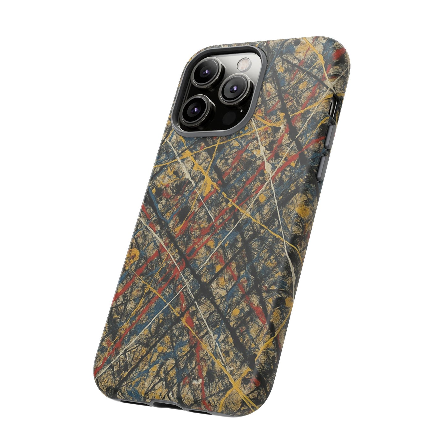 Tough Cases Phone Case - Bold Abstract Design, Stylish Mobile Cover, Unique Gift for Him/Her, Durable Accessory, Trendy Protection