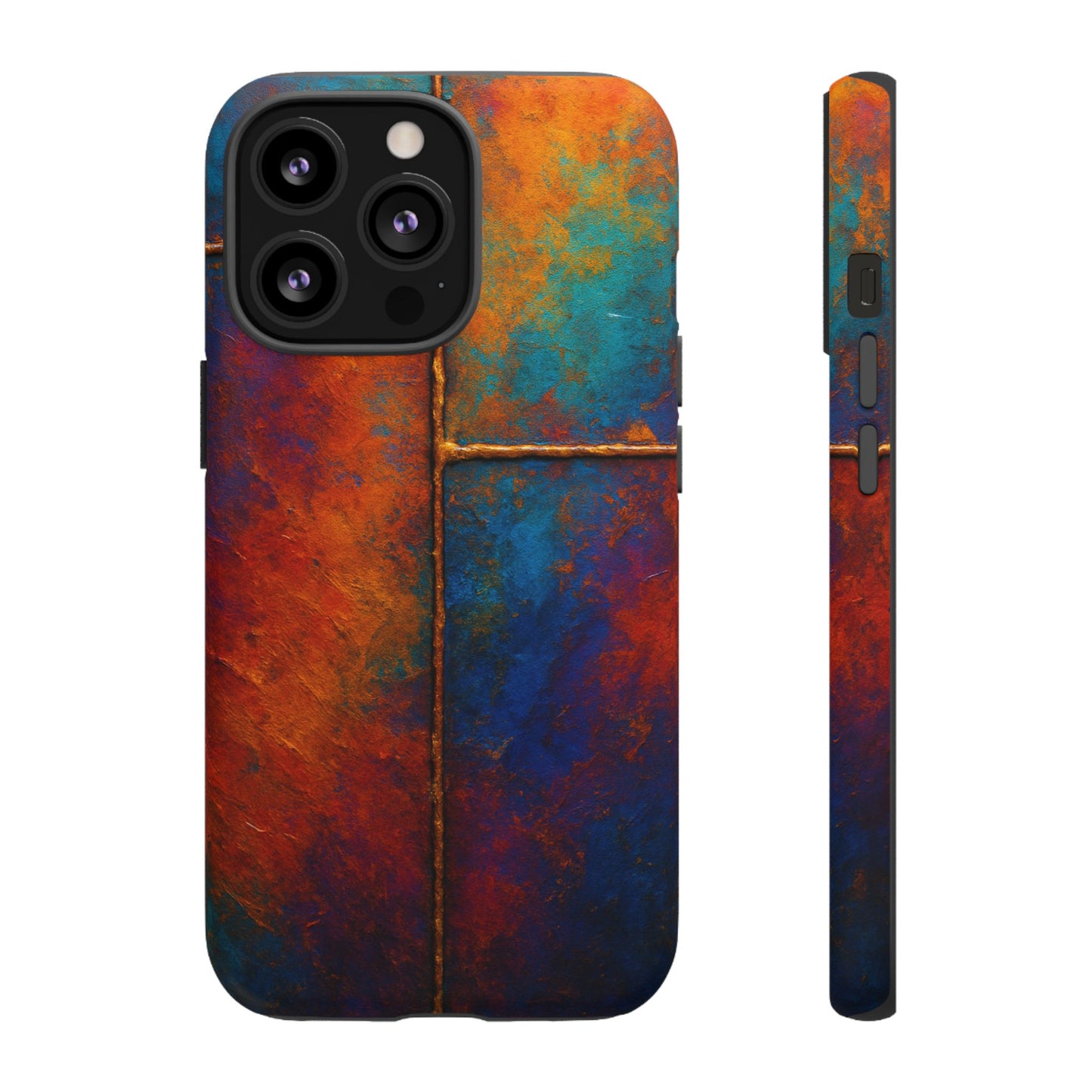 Vibrant Phone Case, Colorful Tough Case Cover, Artistic Phone Protector, Unique Smartphone Accessories, Gift for Tech Lovers