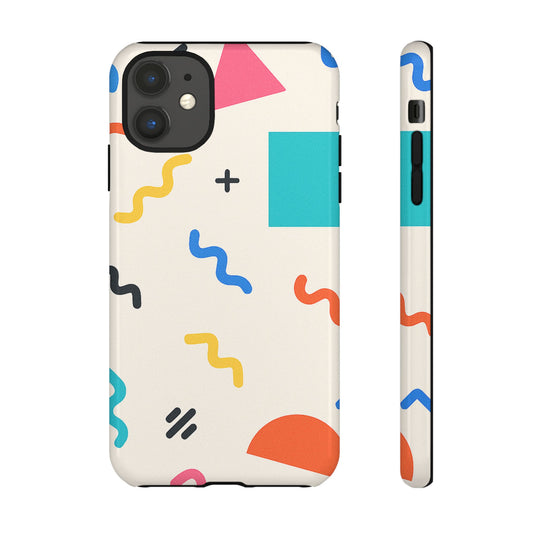 Vibrant Phone Case, Colorful Case for iPhone, Cute Phone Cover, Trendy Phone Accessory, Fun Gift for Her, Modern Artwork