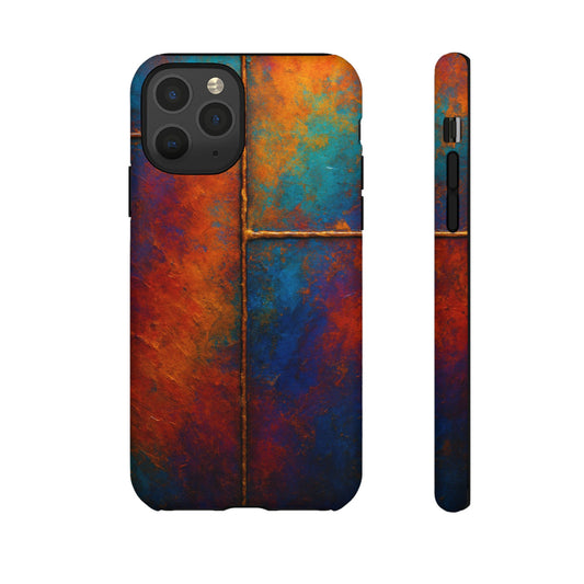 Vibrant Phone Case, Colorful Tough Case Cover, Artistic Phone Protector, Unique Smartphone Accessories, Gift for Tech Lovers