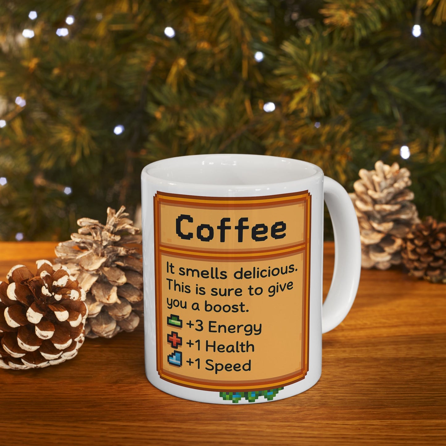 Cozy Game-Inspired Ceramic Mug, Perfect for Coffee Lovers, Gift for Gamers, Fun Kitchen Decor, Video Game Enthusiast Mug